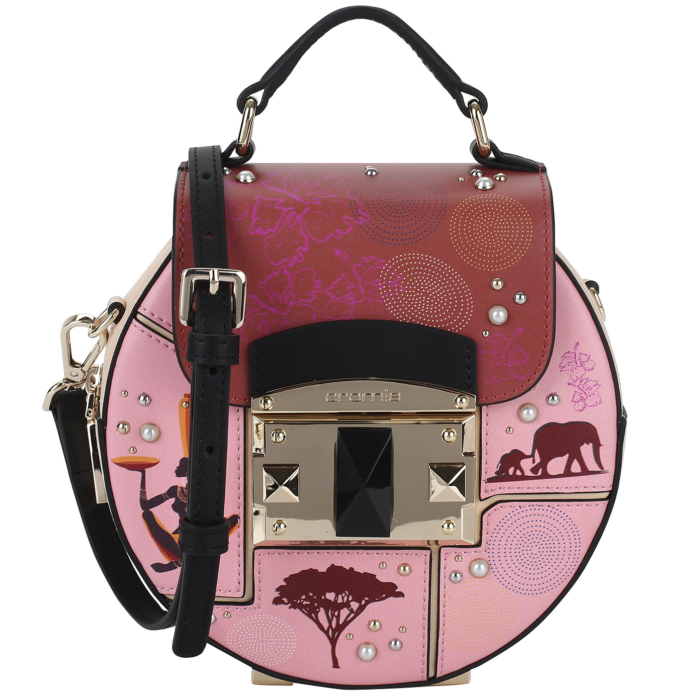 Cromia Круглая сумочка через плечо