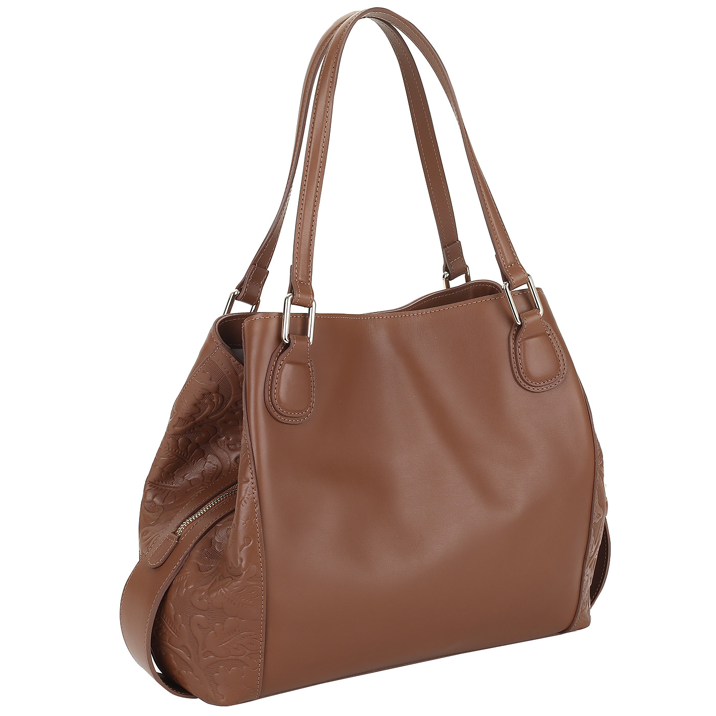 Мягкая кожаная сумка Aurelli 