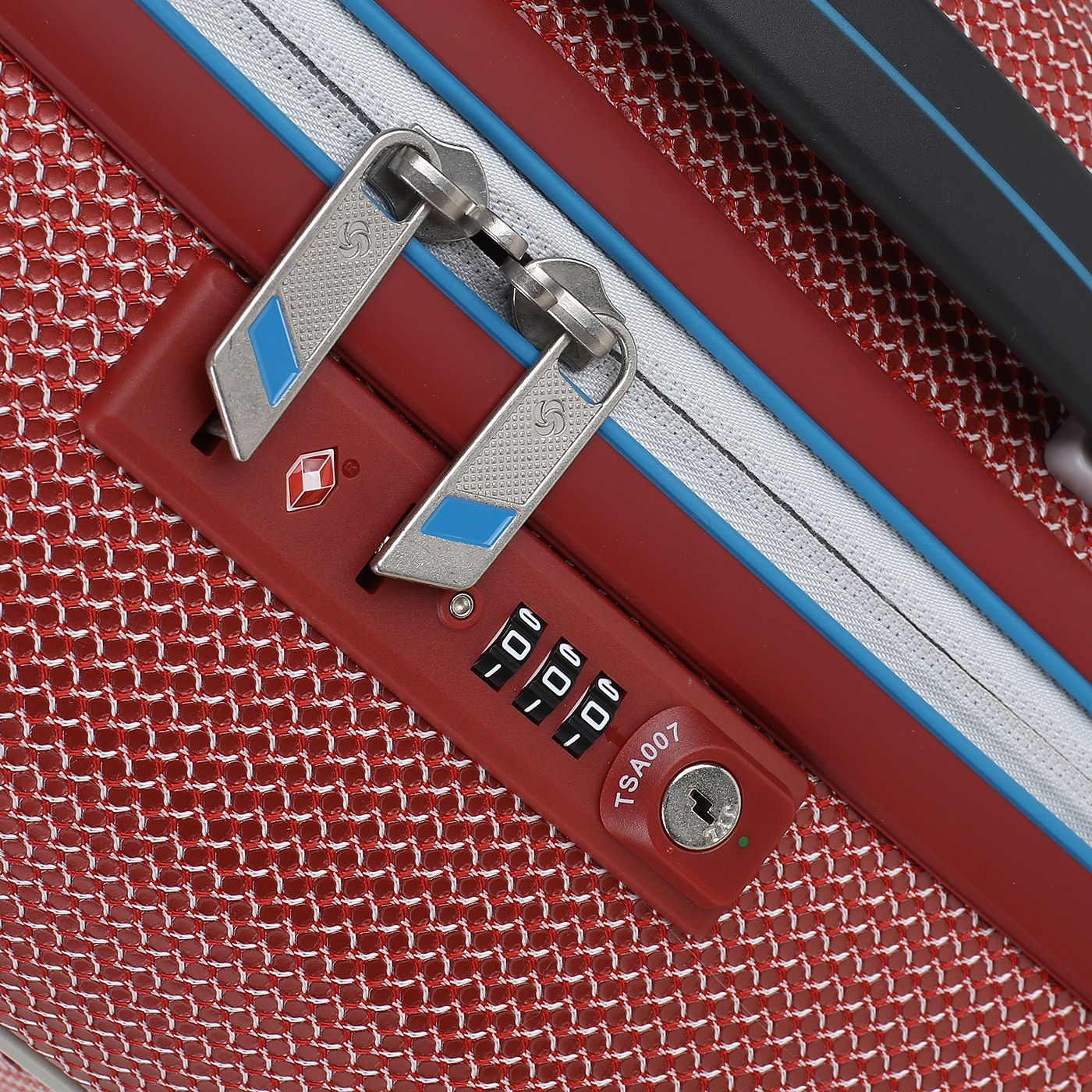 Чемодан для ручной клади из поликарбоната с кодовым замком Samsonite MixMesh