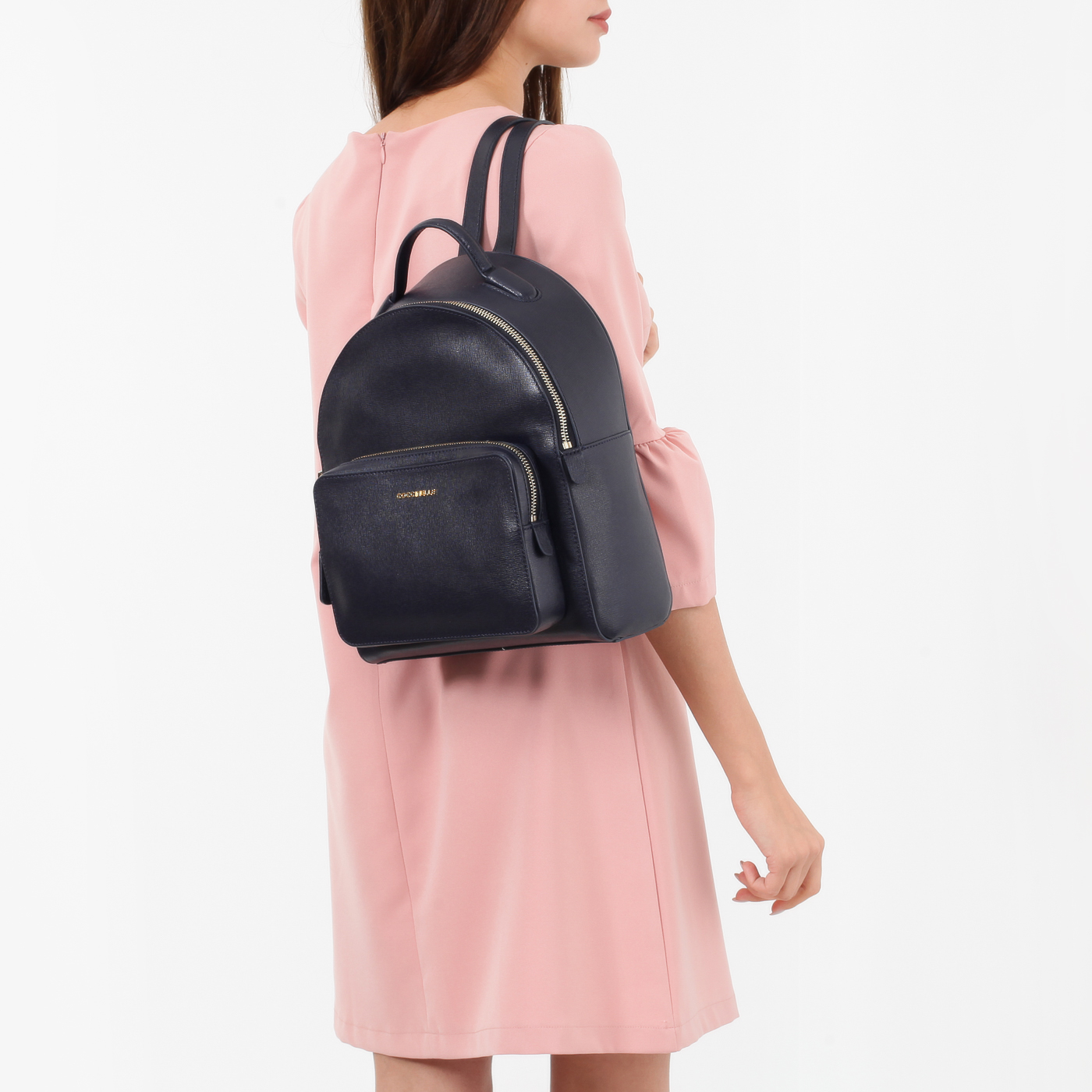 Сафьяновый рюкзак на молнии Coccinelle Clementine