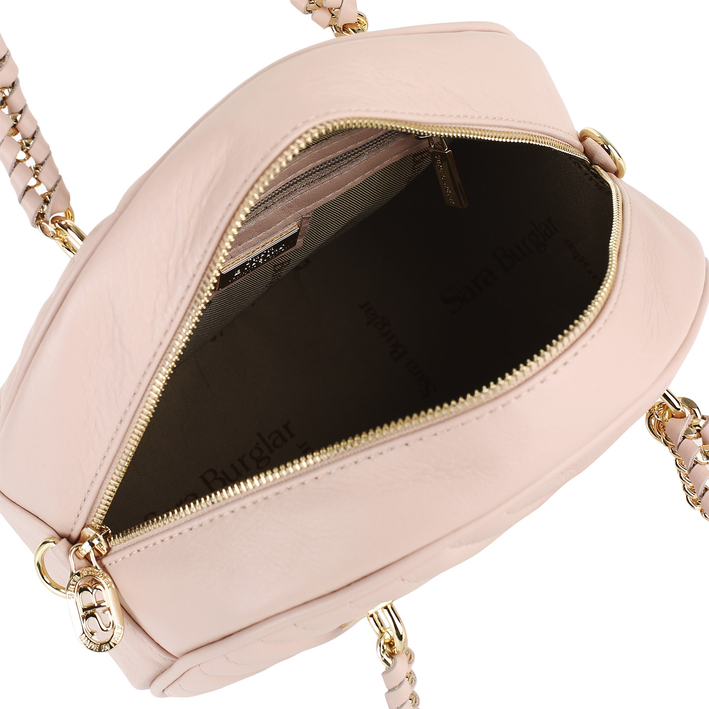 Сумка на молнии Sara Burglar Divina Trapunto