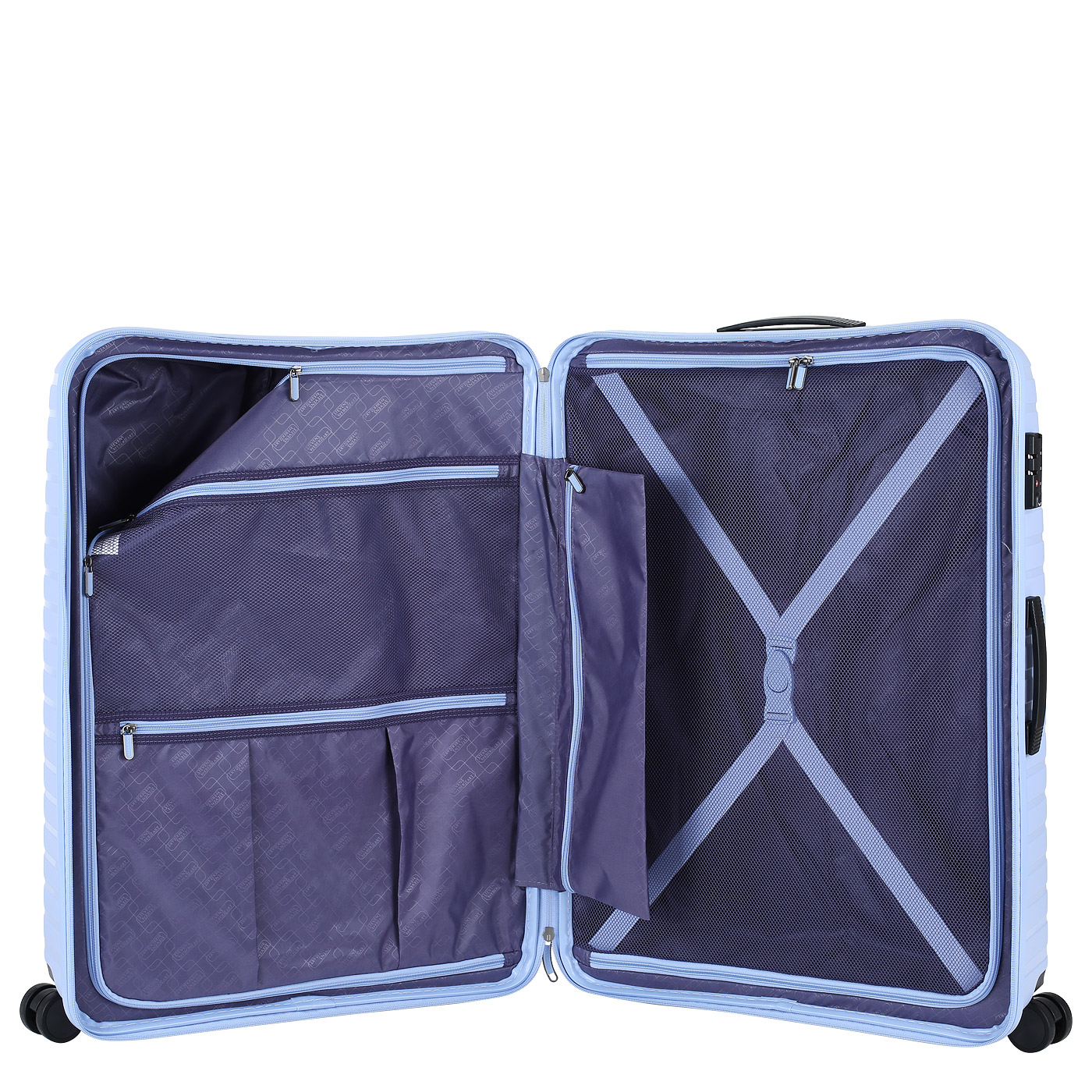 Чемодан большой L из полипропилена Stevens Bubble