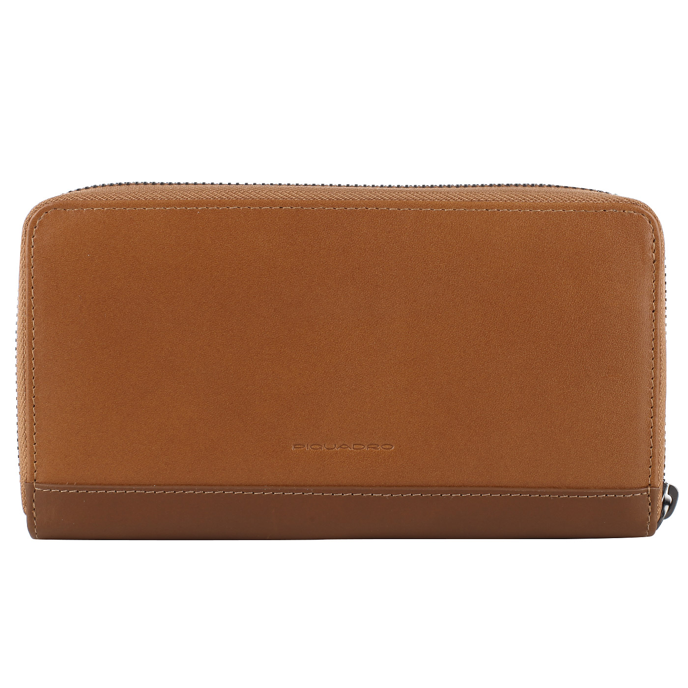 Коричневое кожаное портмоне Piquadro Cube
