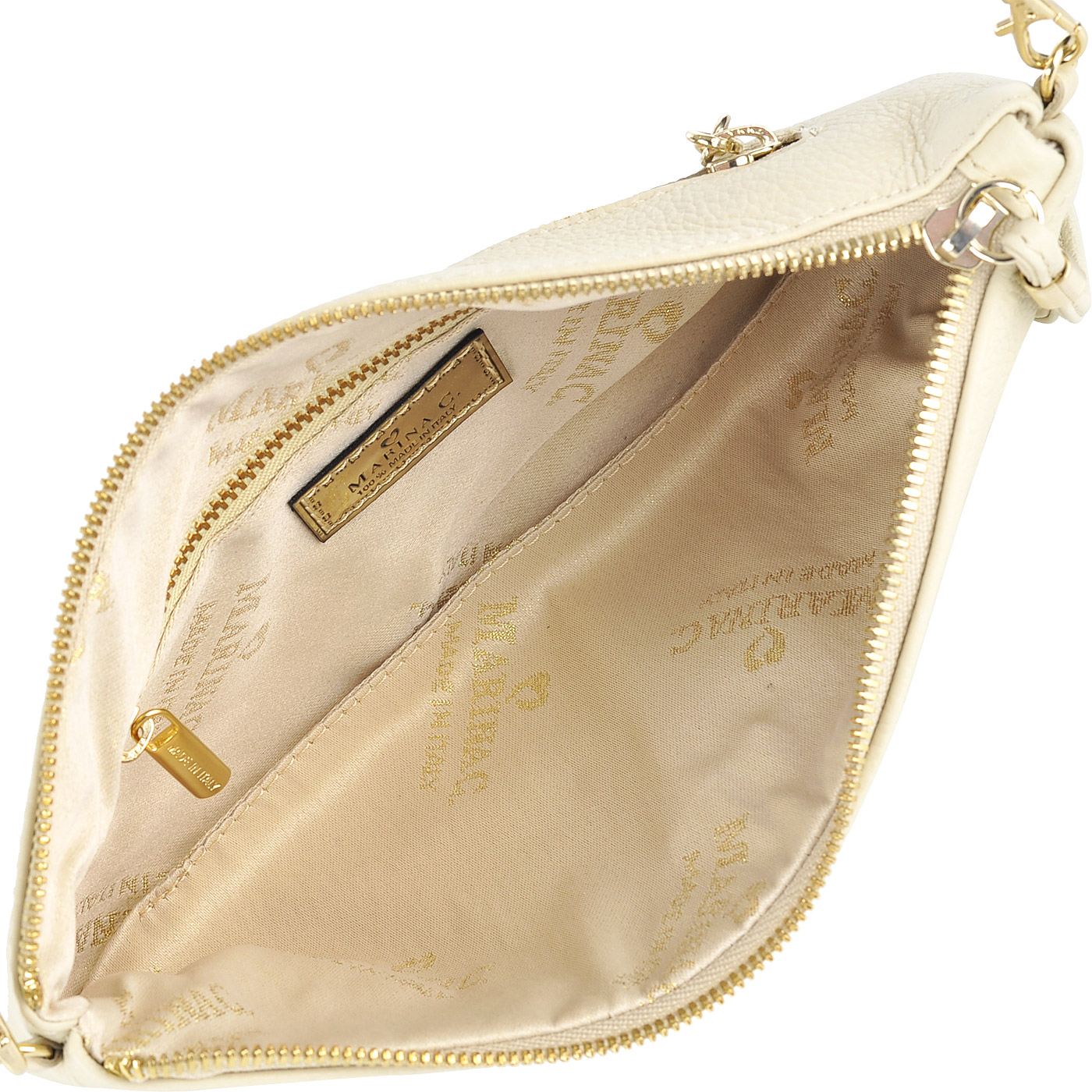 Женская кожаная сумка через плечо Marina Creazioni 