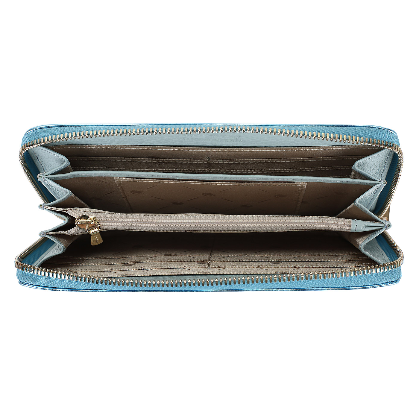 Кожаное портмоне на молнии Chatte Amelie shine