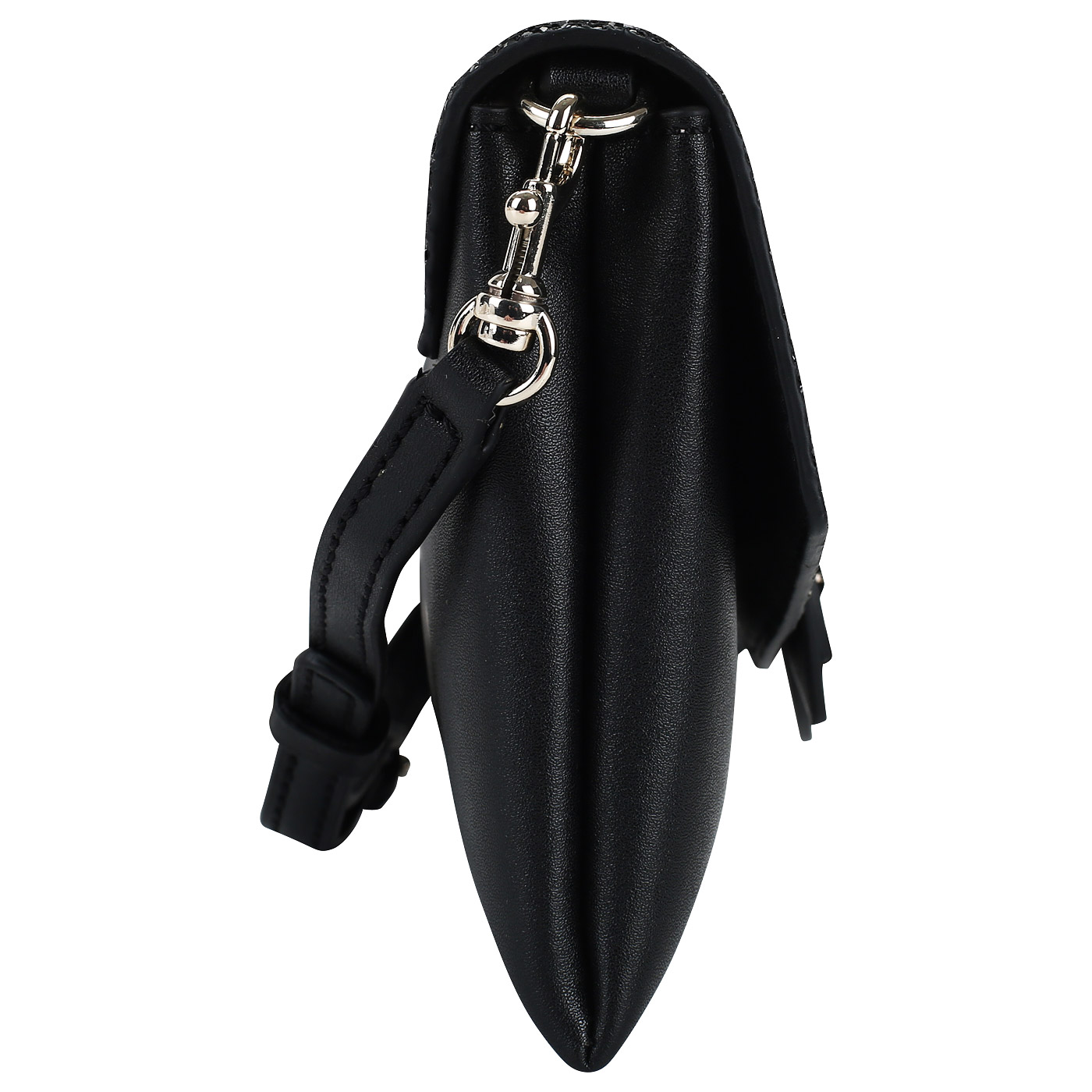 Черная женская сумочка с глиттером Guess Ever After