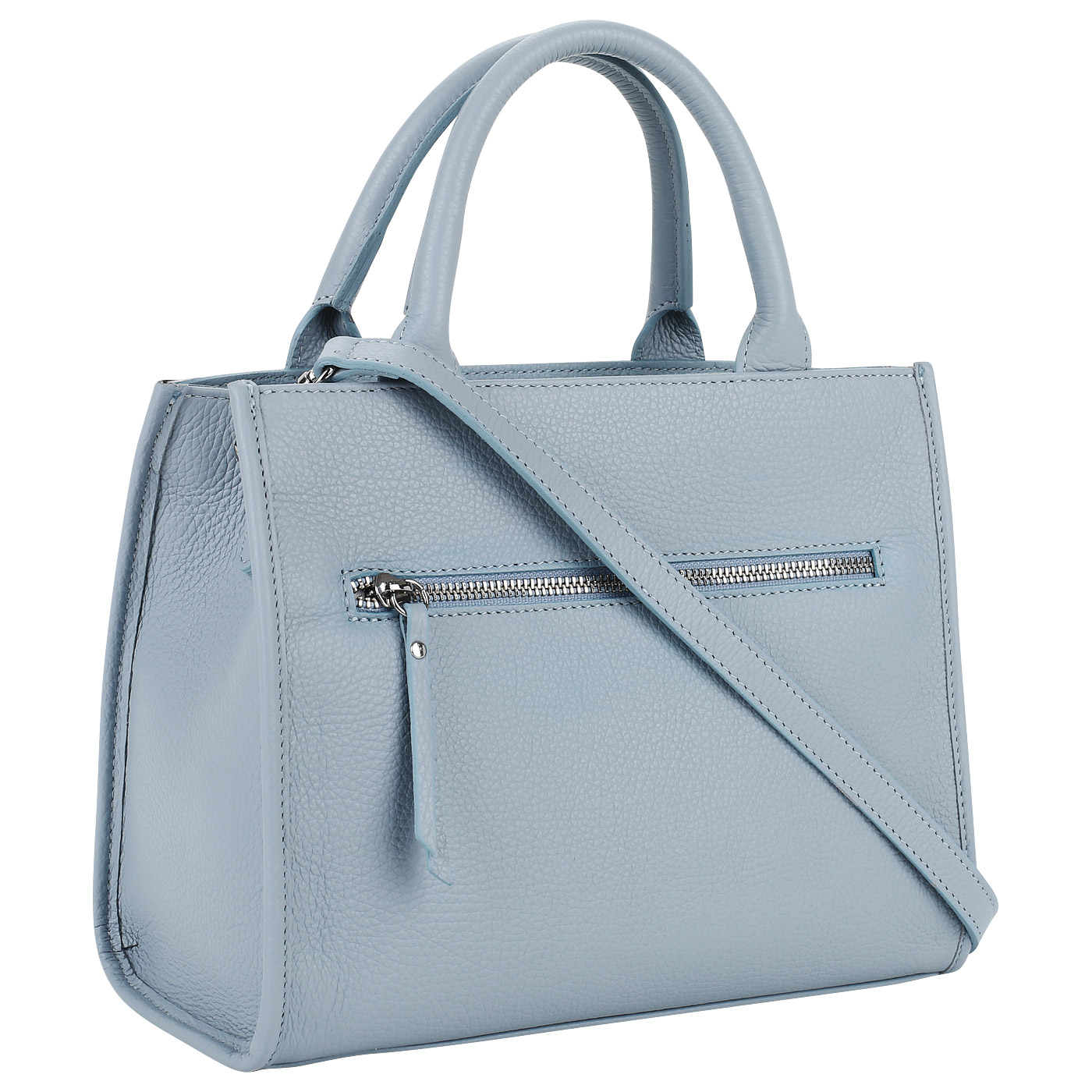 Кожаная сумка с вышивкой Marina Creazioni 