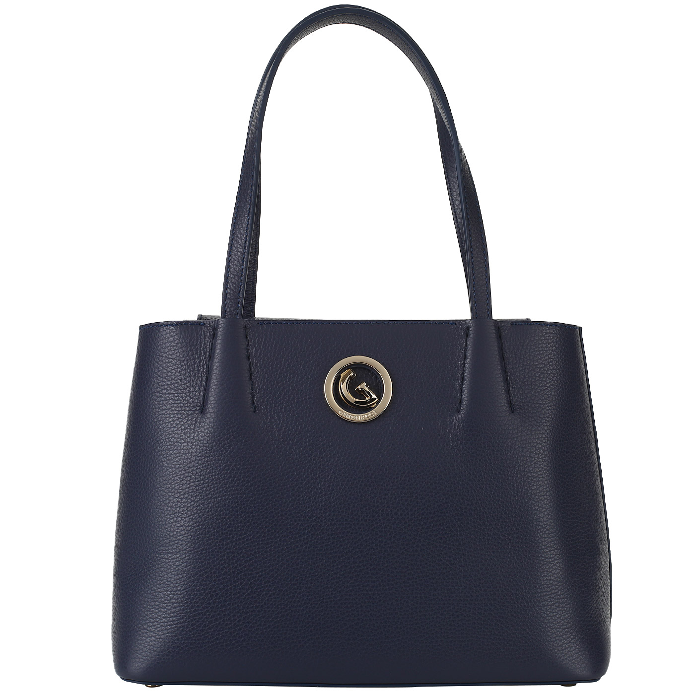 Gironacci Синяя кожаная сумка