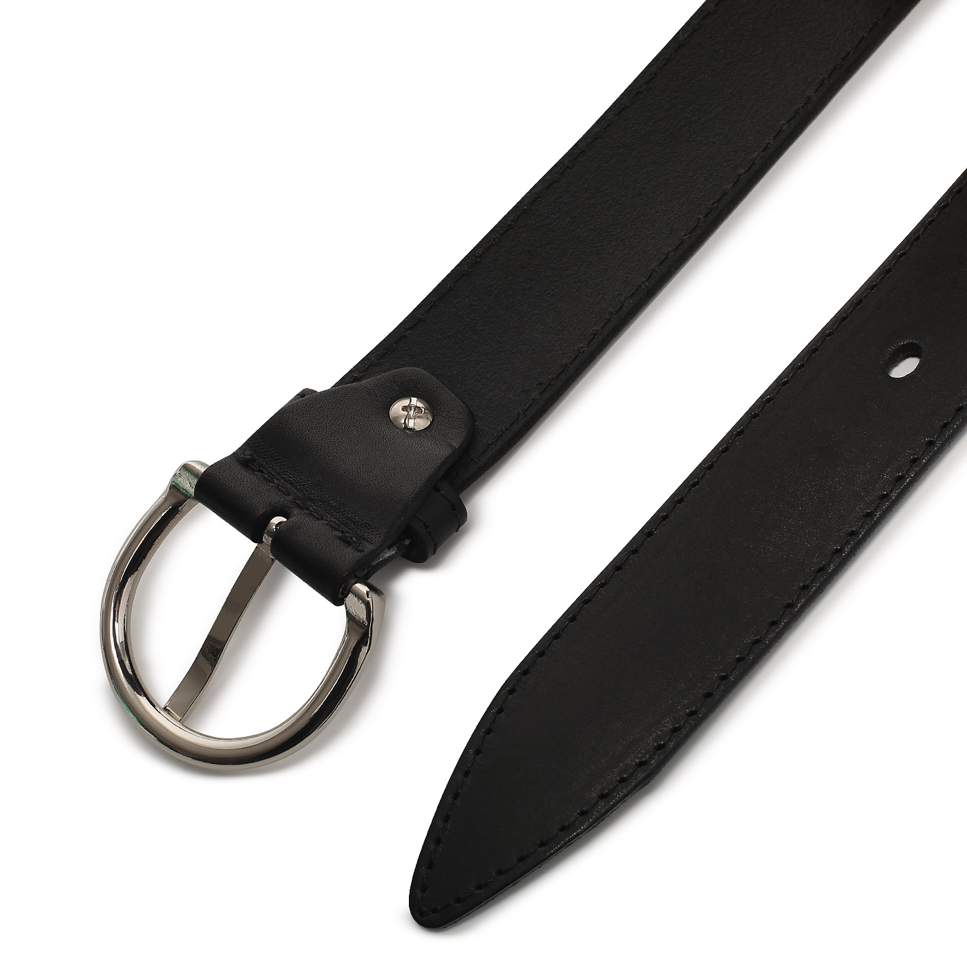 Ремень из гладкой кожи Chatte Bijou