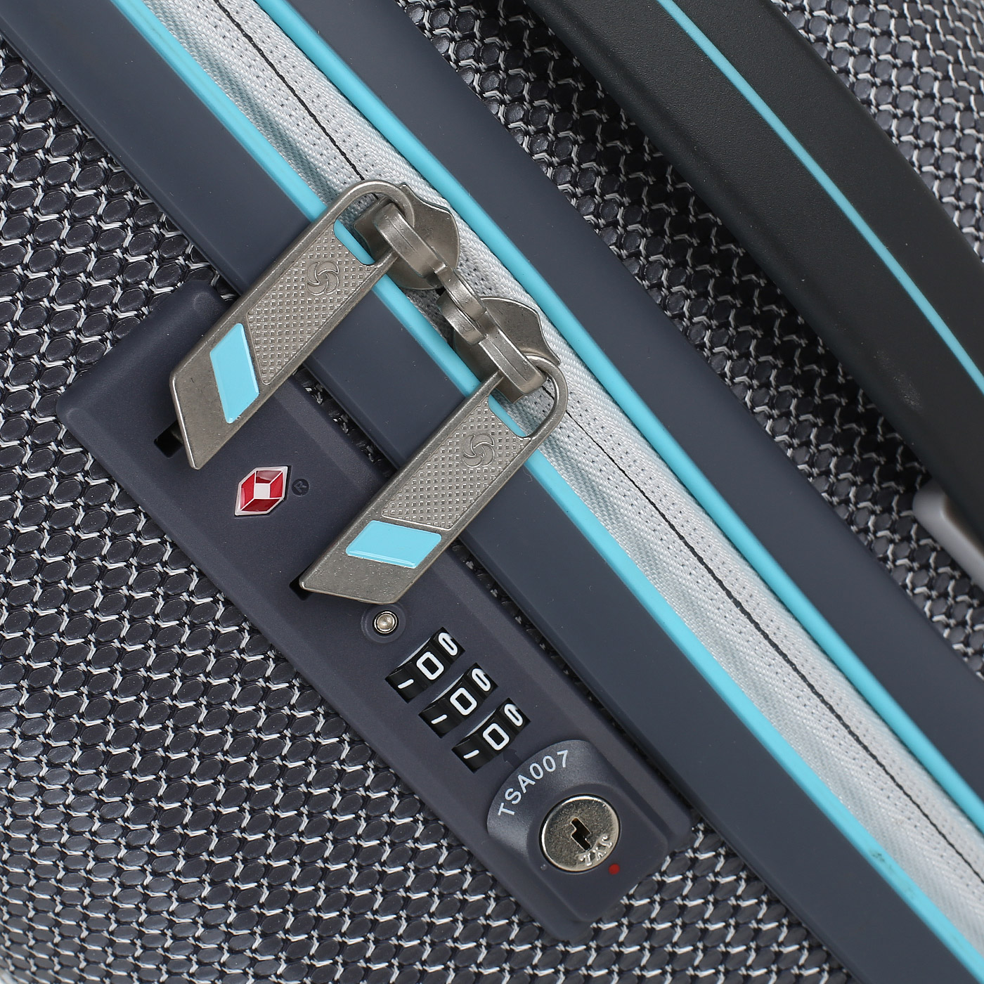 Чемодан для ручной клади из поликарбоната с кодовым замком Samsonite MixMesh