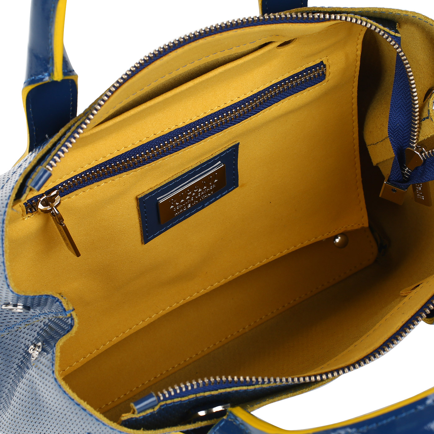 Лаковая сумочка из натуральной кожи Ripani Glassa