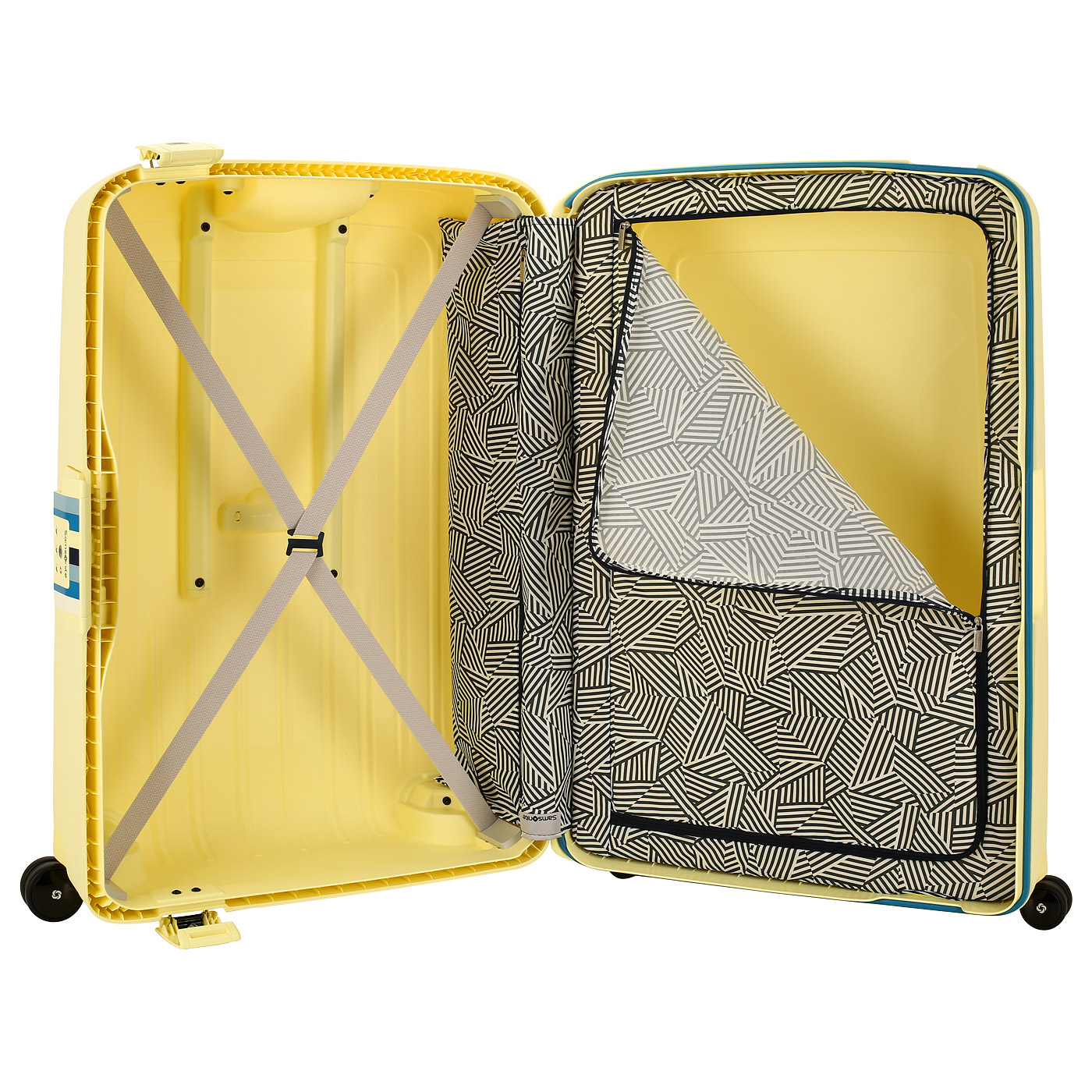 Чемодан большой L из полипропилена с кодовым замком Samsonite S’Cure