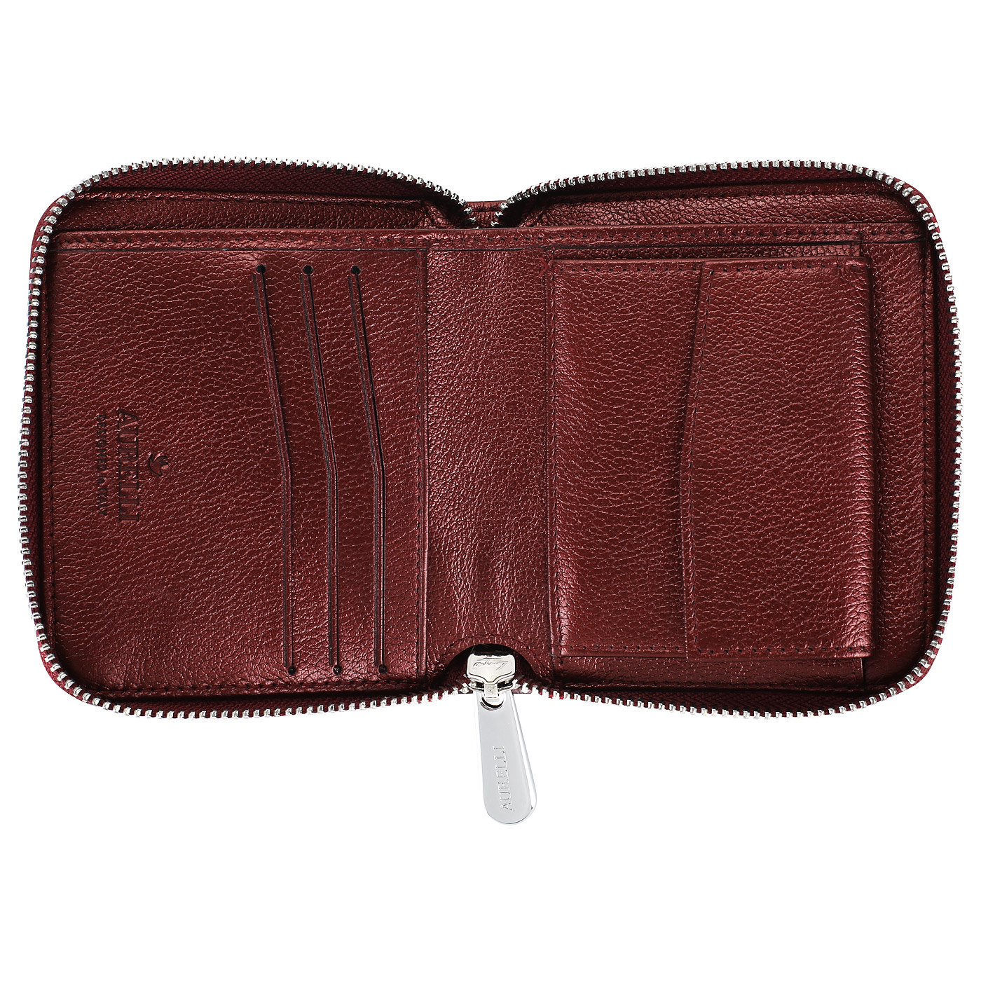 Складной кожаный кошелек Aurelli Stella
