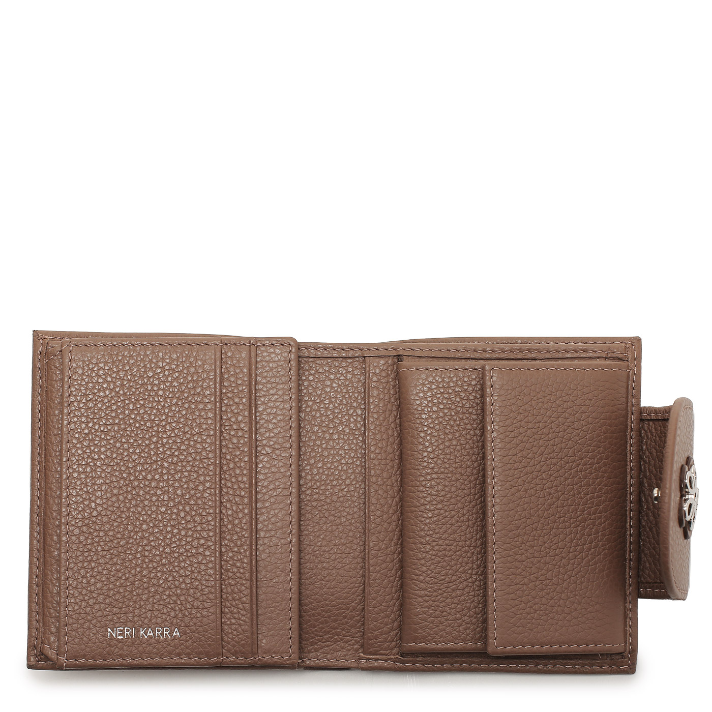 Портмоне складное на кнопке Neri Karra 