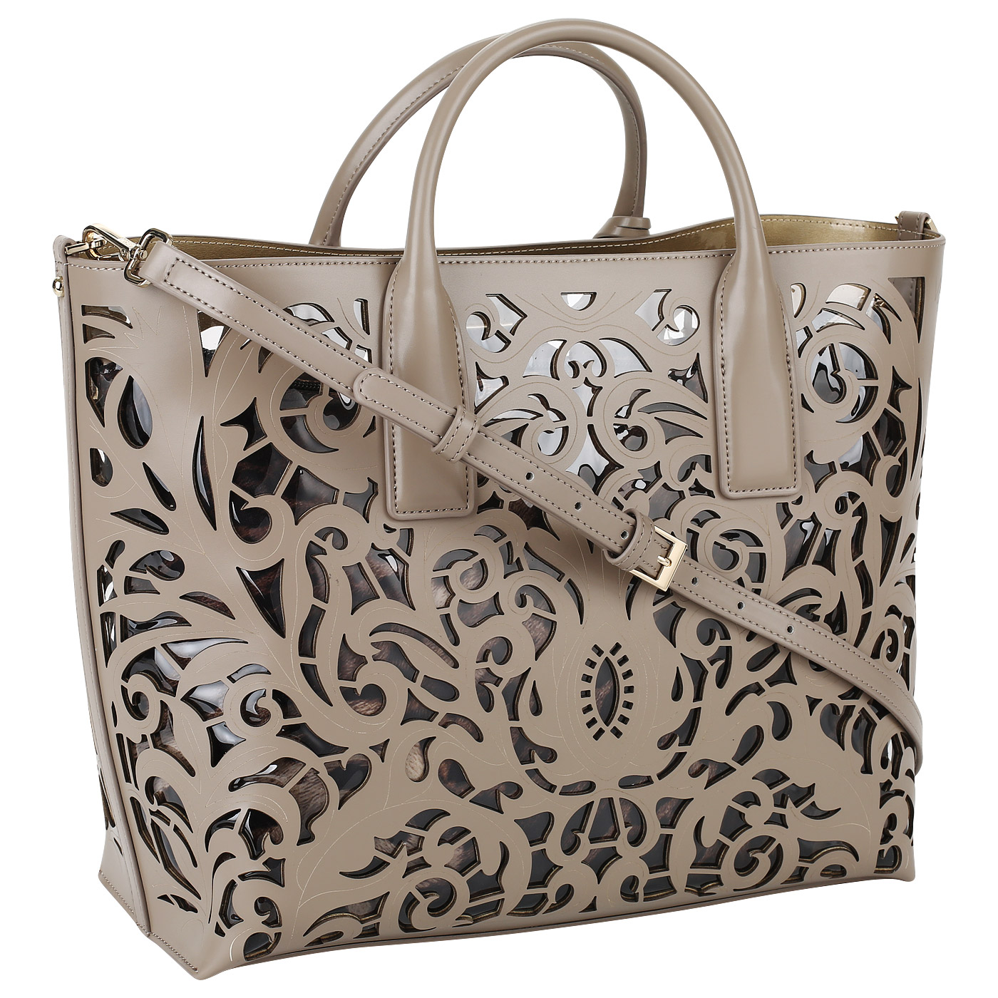 Сумка с перфорацией Cavalli Class Brigitte