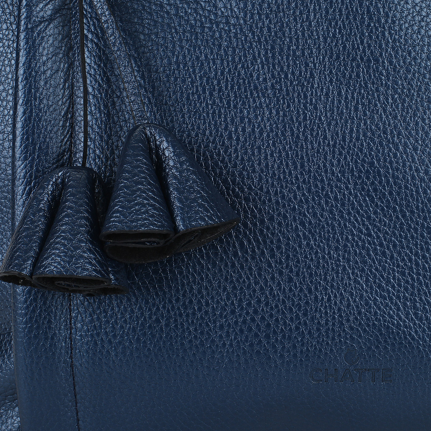 Сумка из металлизированной кожи Chatte 