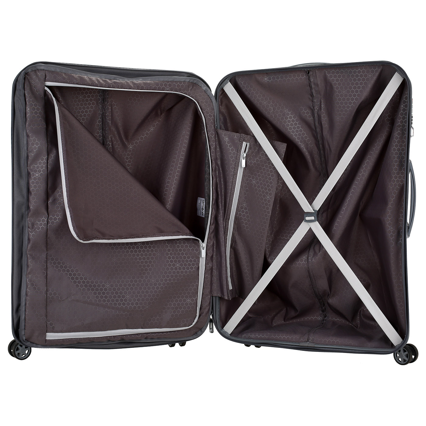 Чемодан большой L из полипропилена с кодовым замком Samsonite Flux