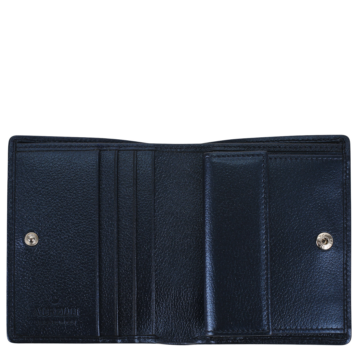 Стёганый кожаный кошелёк Aurelli Icon shine