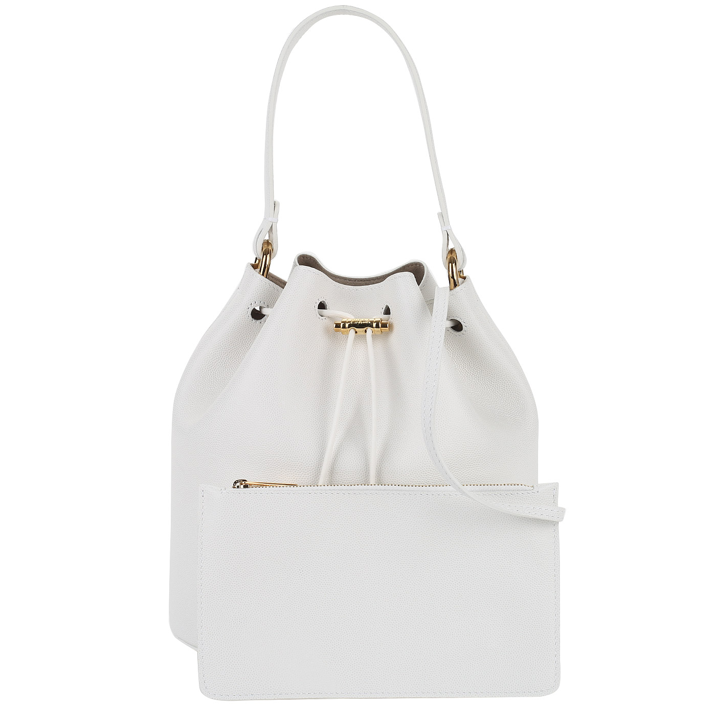 Сумка из белой кожи Furla Corona