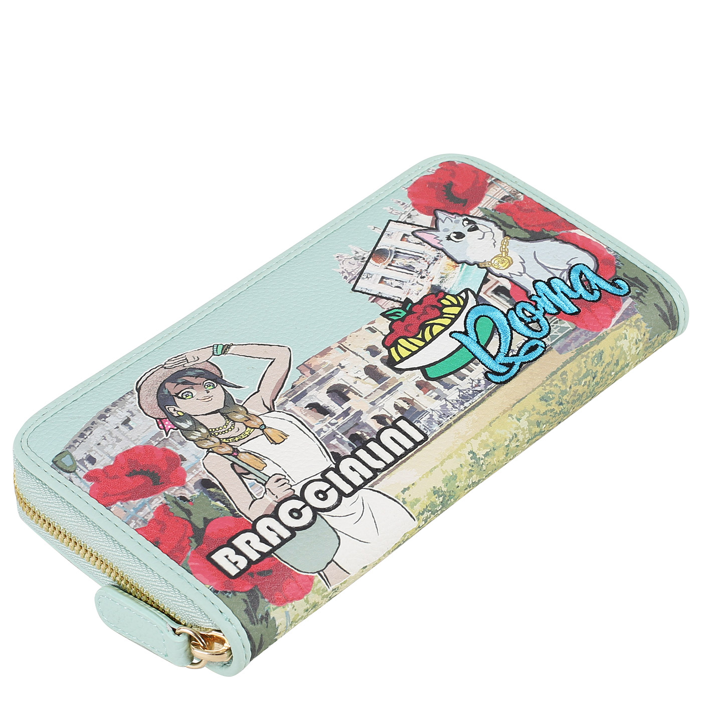 Портмоне на полную купюру Braccialini Cartoline