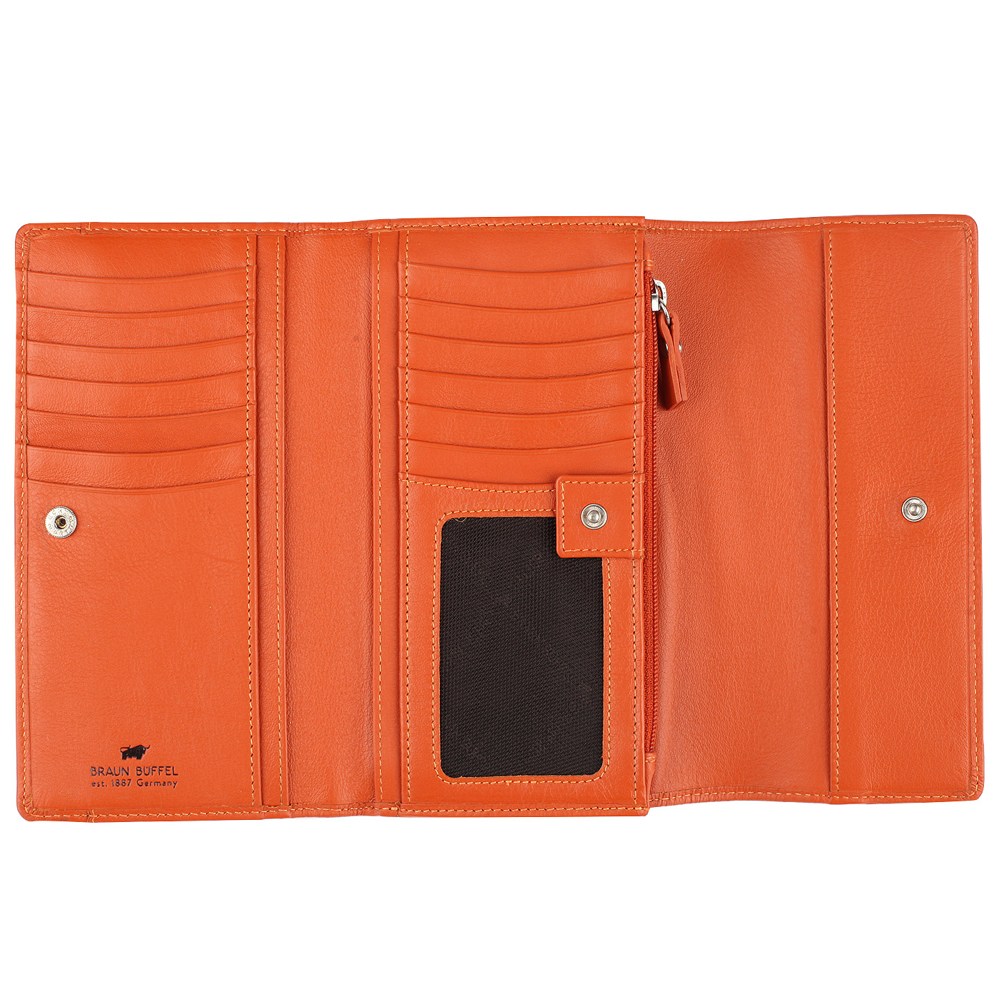 Кожаное портмоне на кнопке Braun Buffel Miami