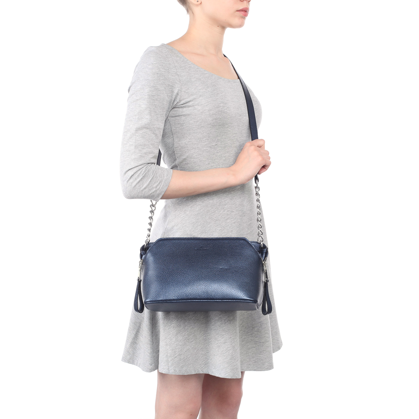 Женская кожаная сумка через плечо Chatte 