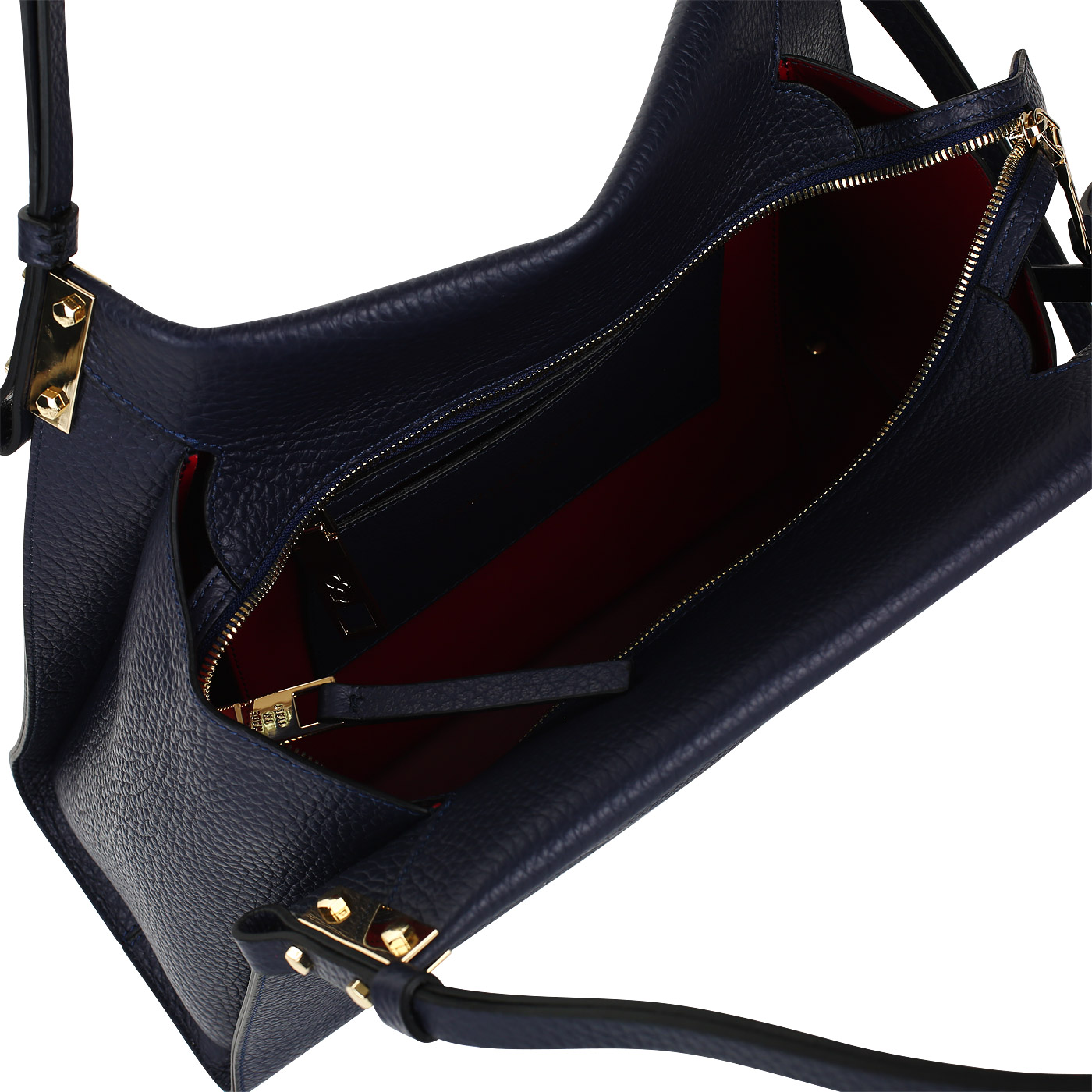 Сумка из натуральной кожи с ручками Carlo Salvatelli Barone