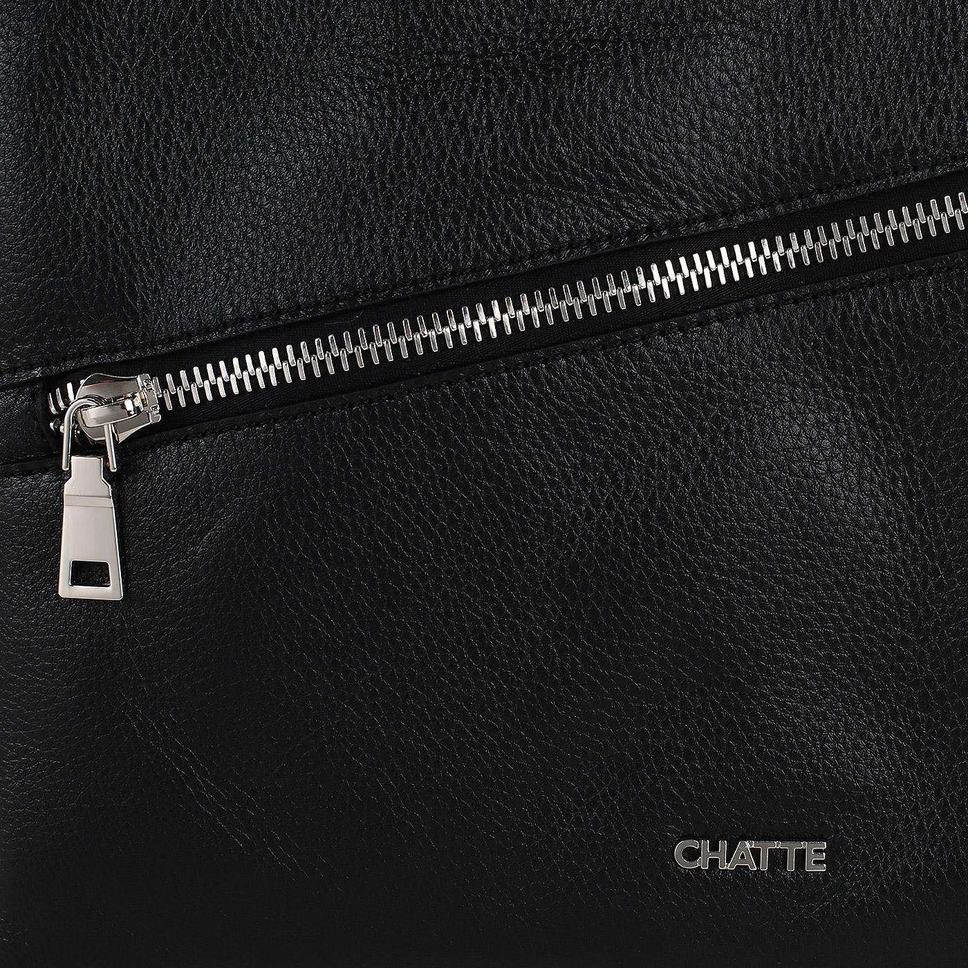 Черная кожаная сумка Chatte Dijon