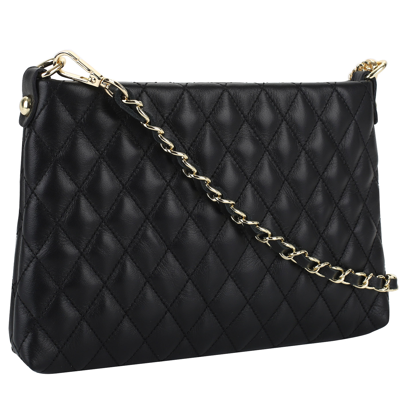 Стеганая сумочка с клепками Sara Burglar Nelly Star