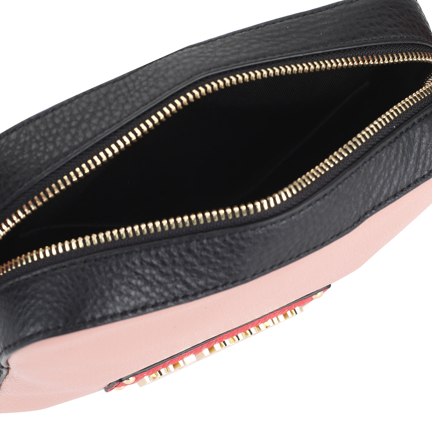 Кожаная сумочка на молнии Love Moschino Classic leather