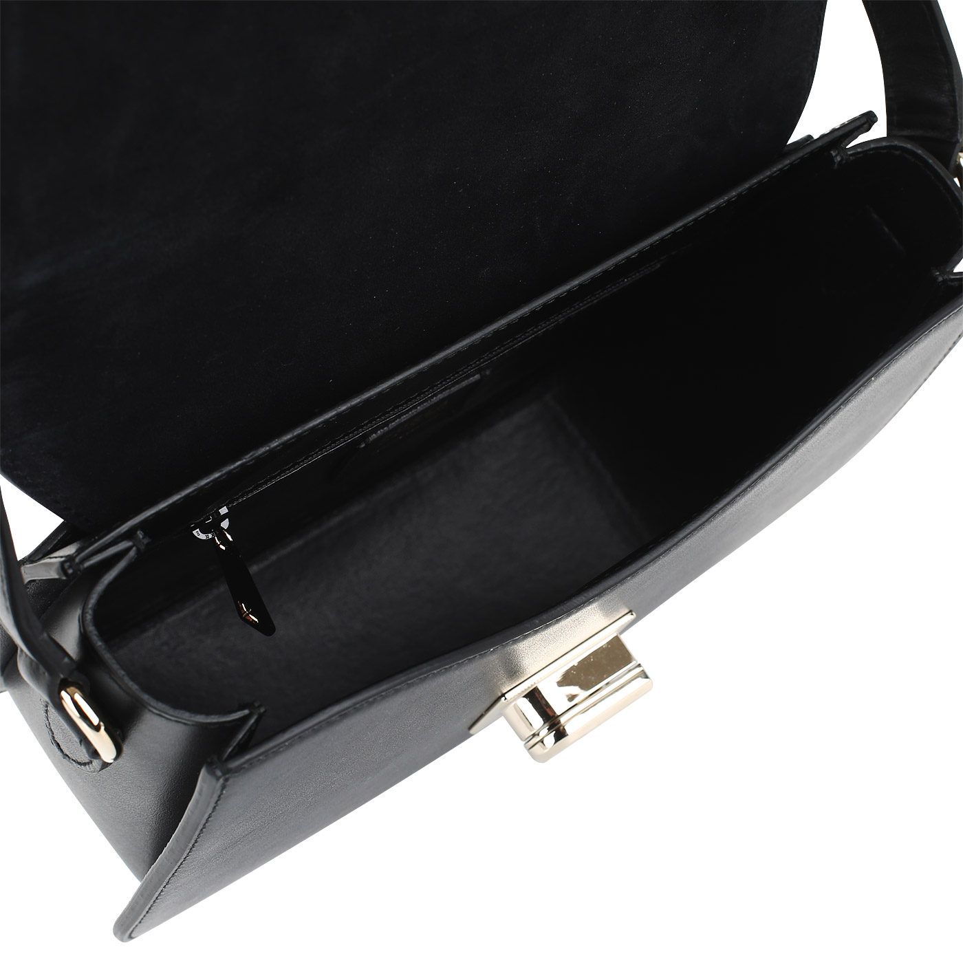 Черная кожаная сумка Furla 1927