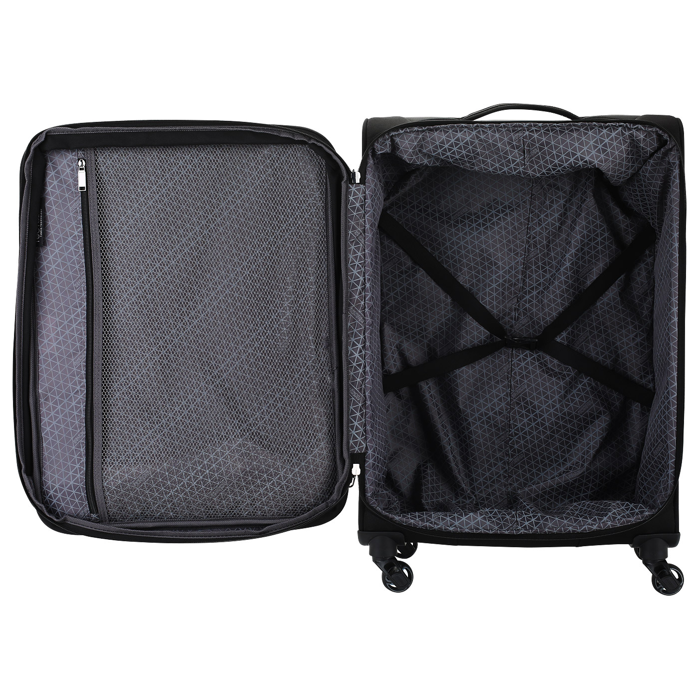 Чемодан средний M тканевый с кодовым замком American Tourister Eco Wanderer