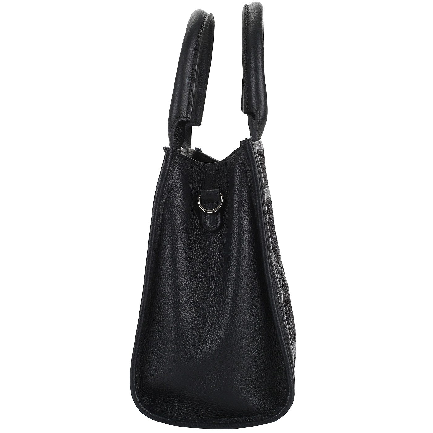 Сумка из черной кожи Marina Creazioni 