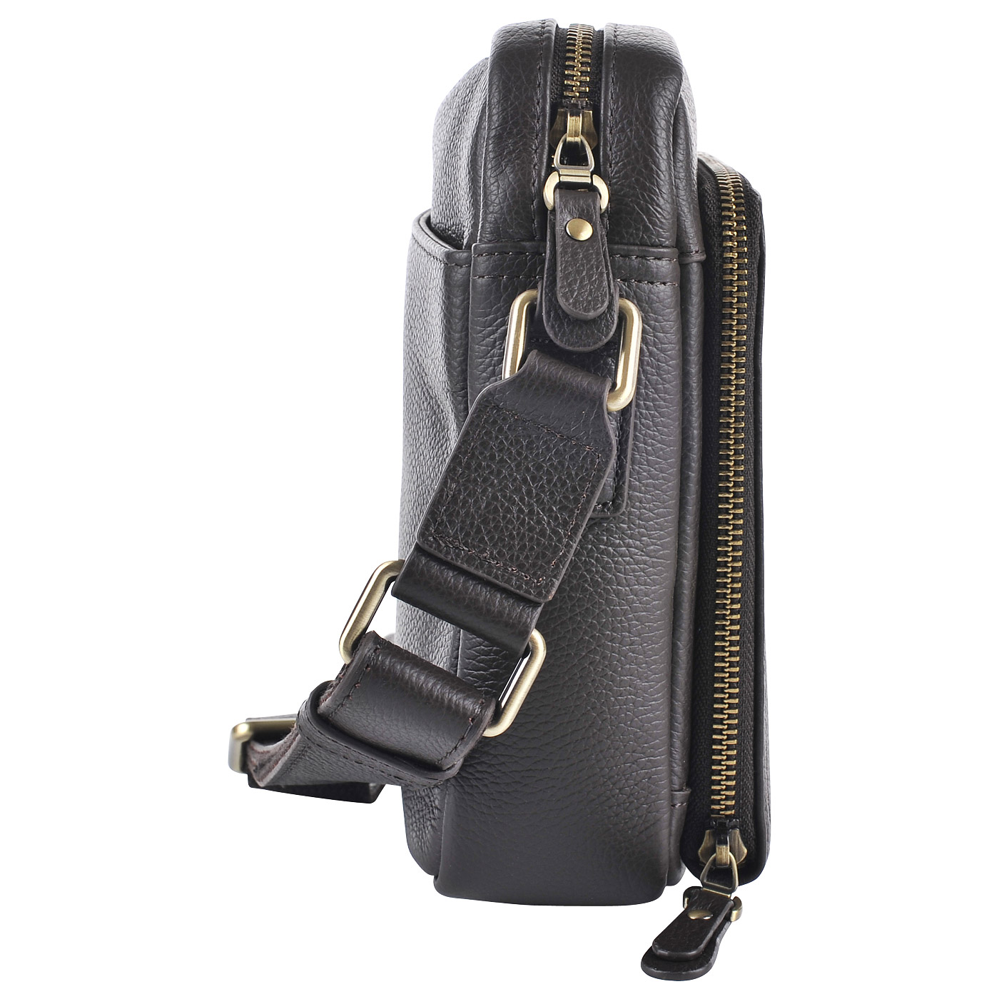 Мужская кожаная сумка через плечо Dr. Koffer 