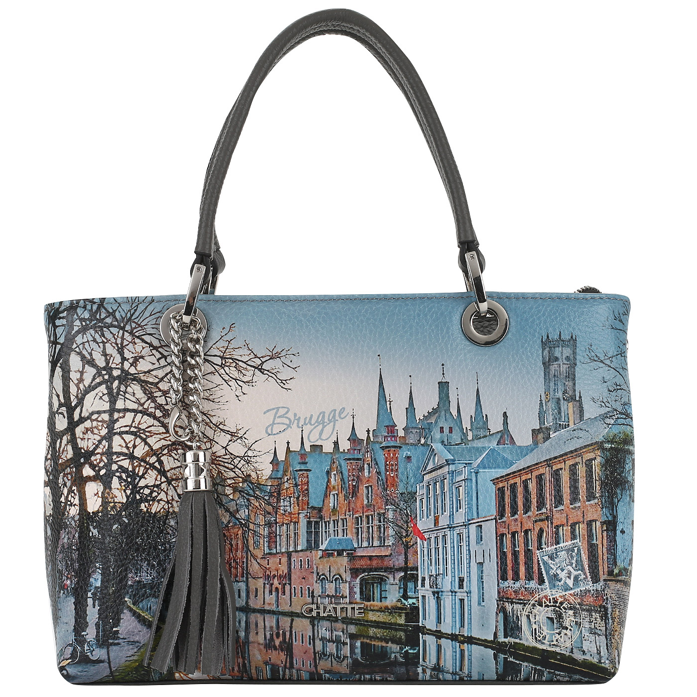 Chatte Принтовая сумка с брелоком