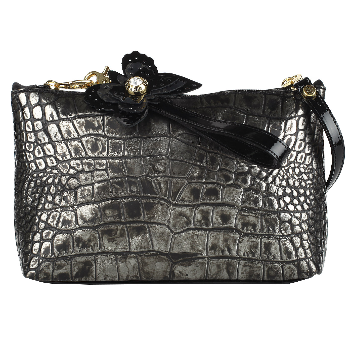 Marino Orlandi Сумочка с отделкой под крокодиловую кожу