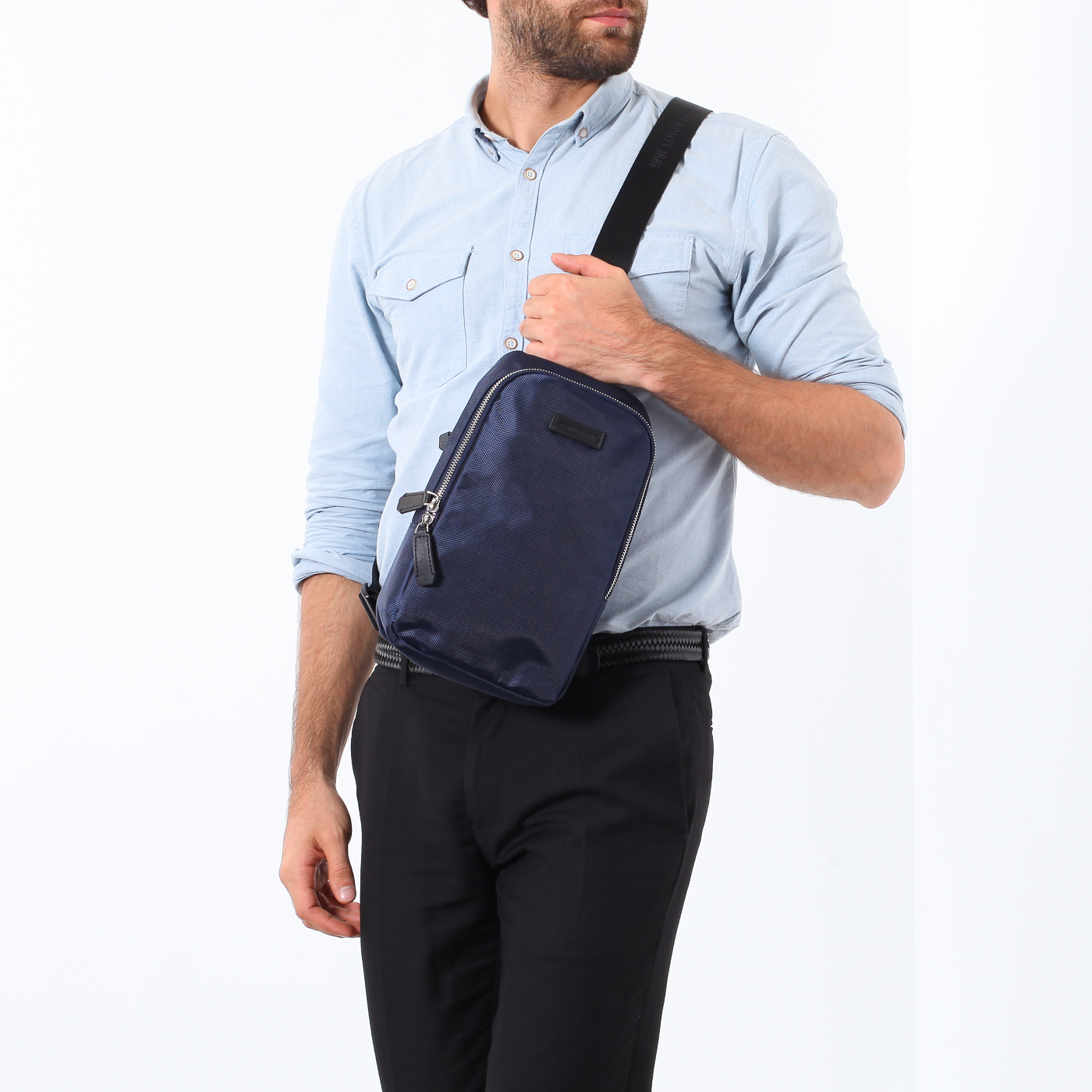 Сумка через плечо с двойной молнией Cerruti 1881 Stars