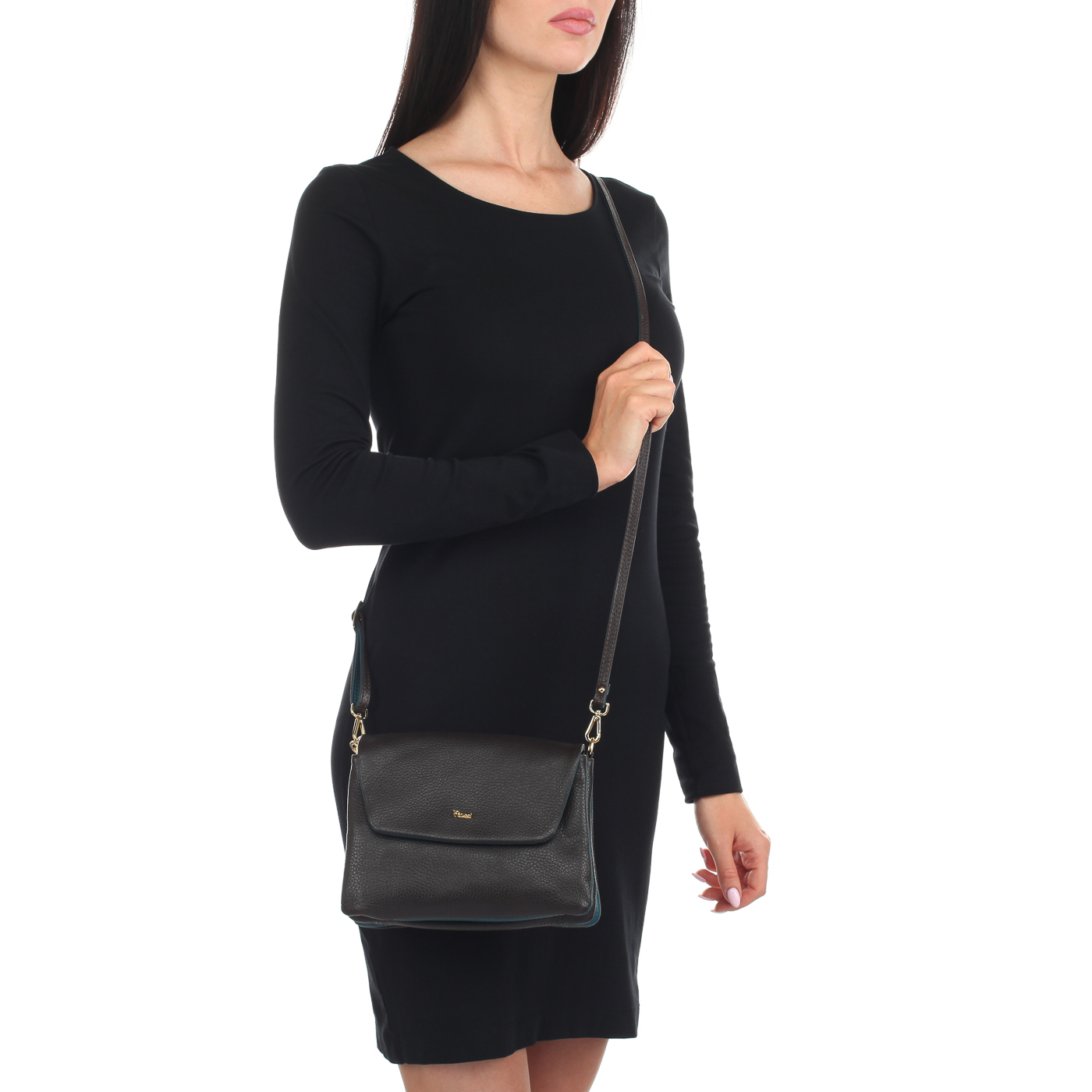 Сумочка с откидным клапаном Bruno Rossi 