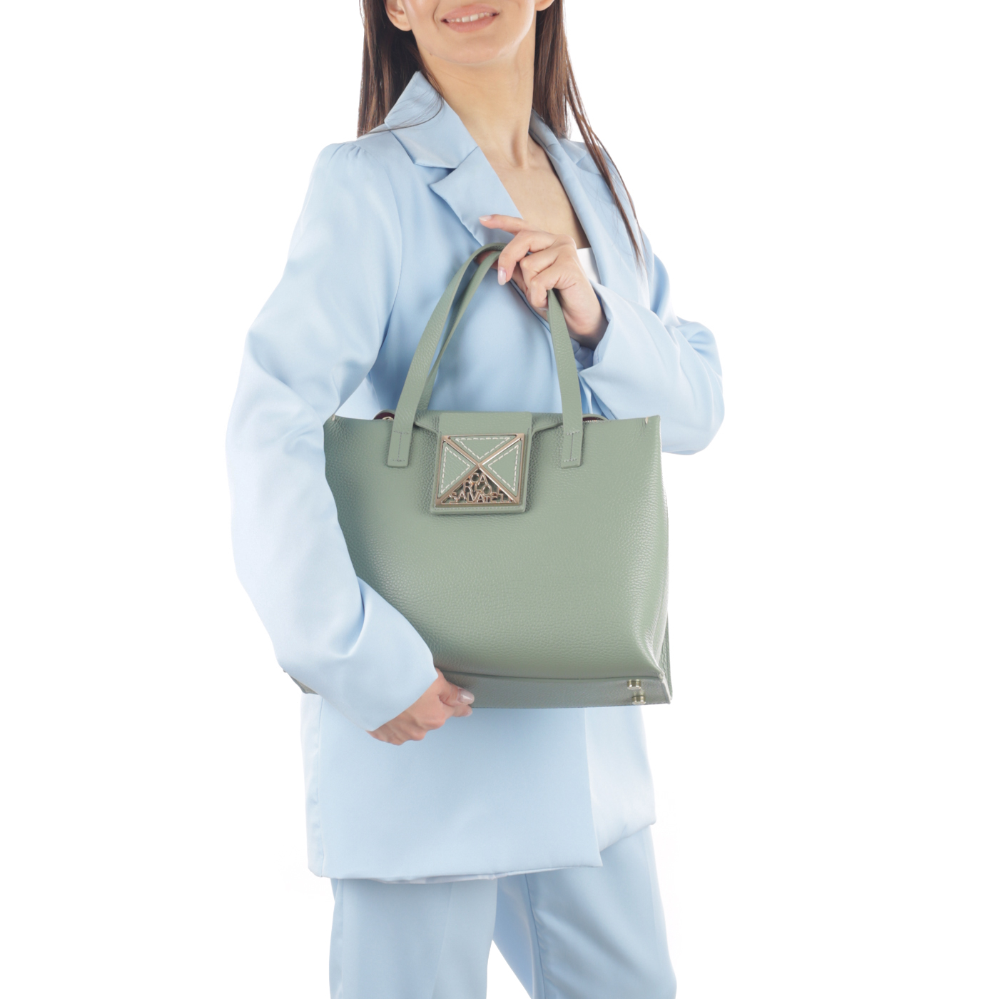 Кожаная сумка Carlo Salvatelli Sharon gemma