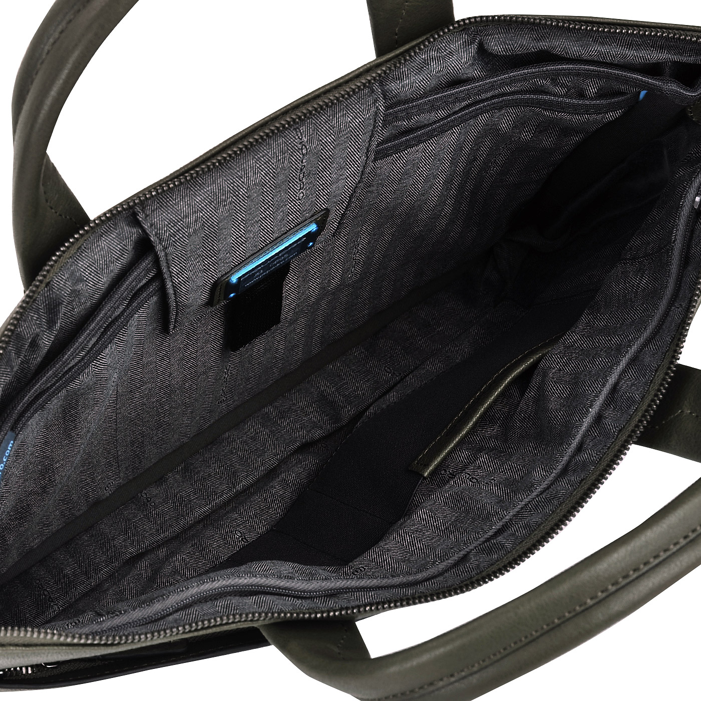 Кожаная деловая сумка Piquadro Black square