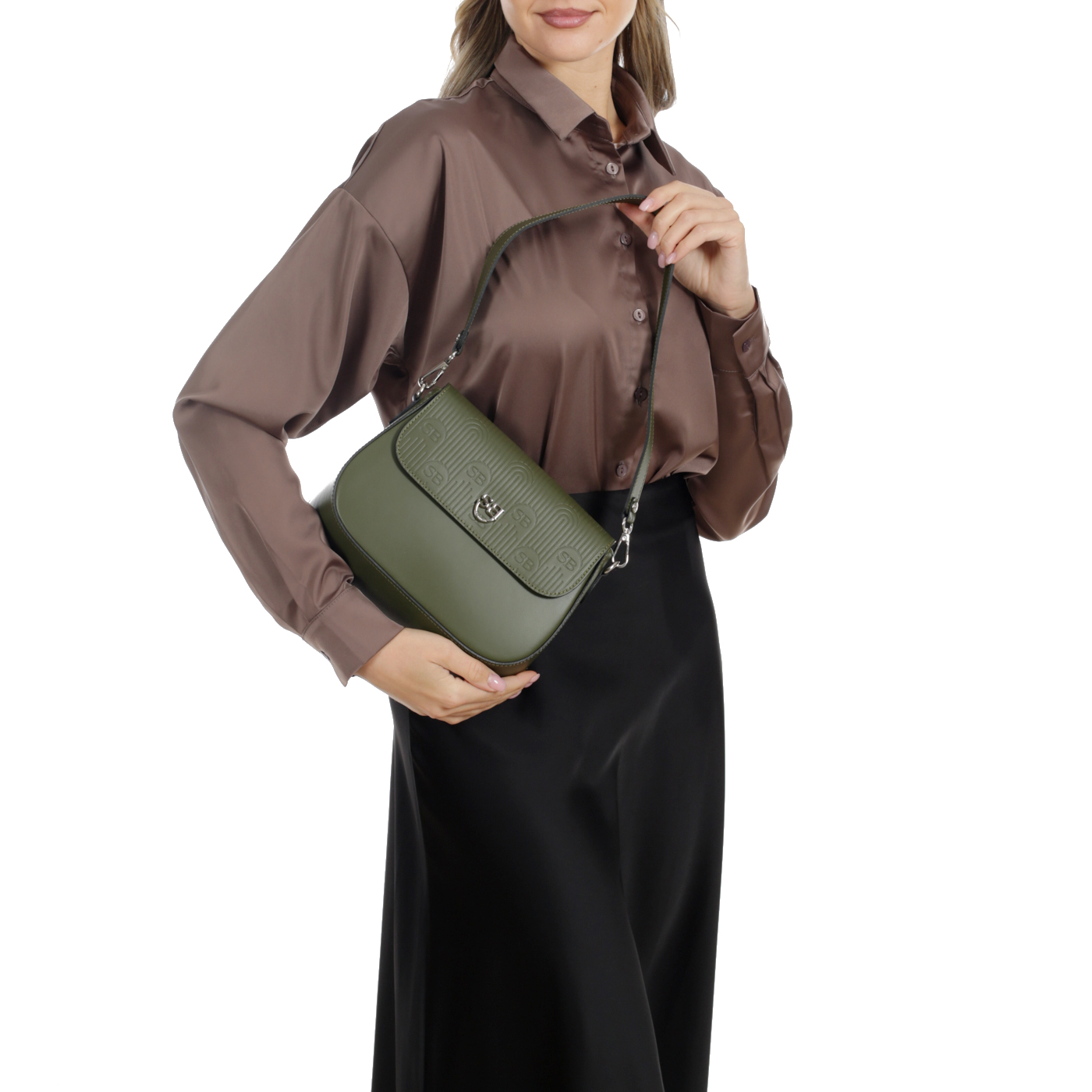 Кожаная сумка Sara Burglar Diva Gem