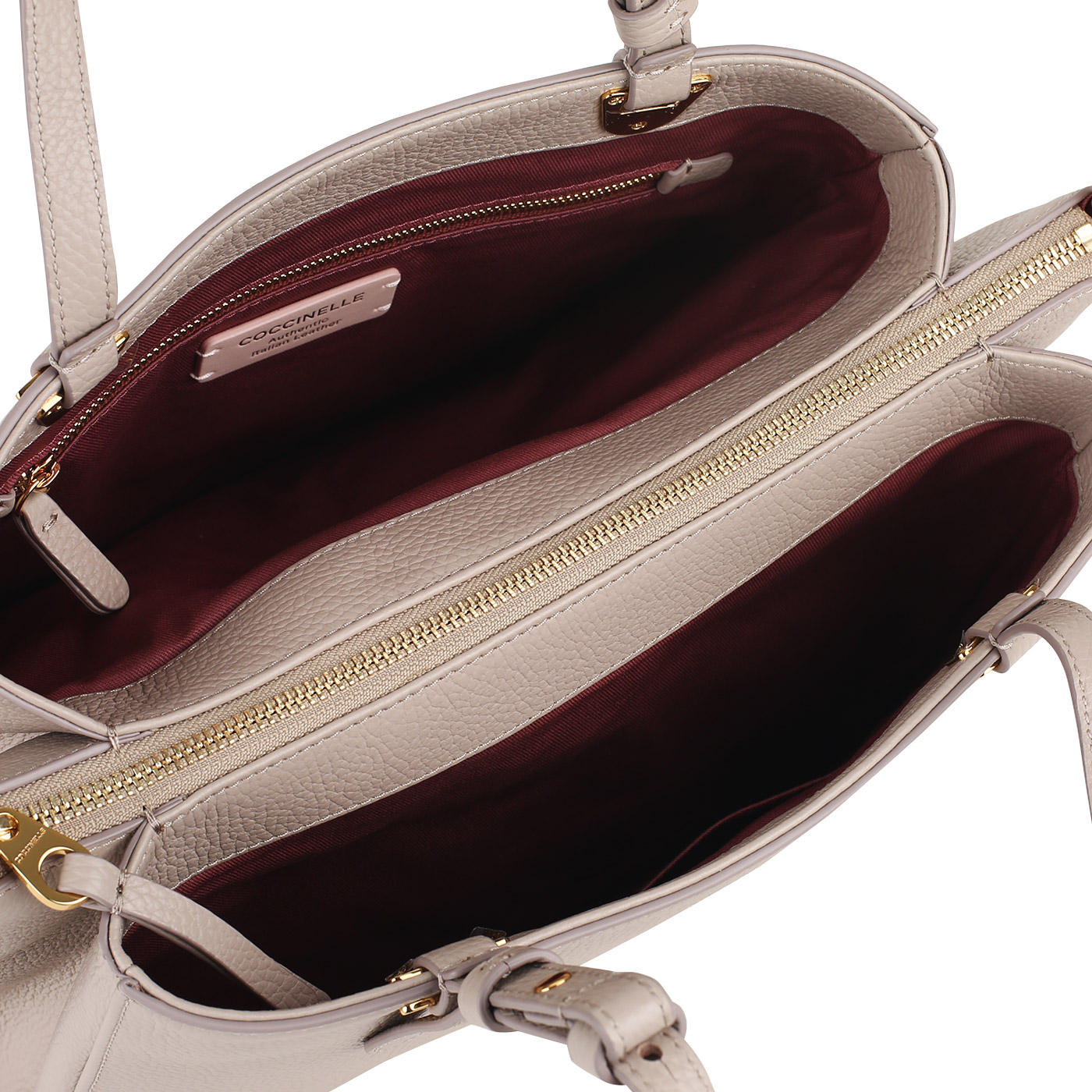Кожаная сумочка с плечевым ремешком Coccinelle Lea
