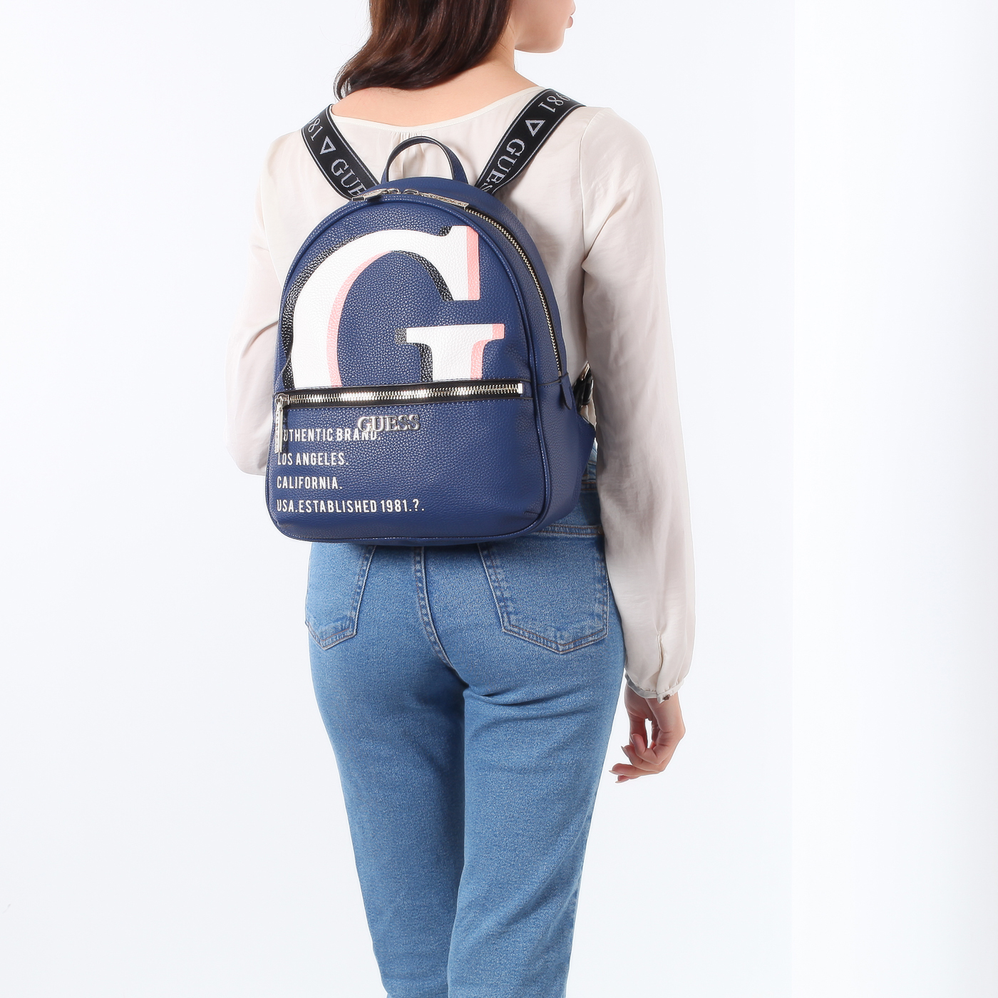 Рюкзак с двойной молнией Guess Ronnie