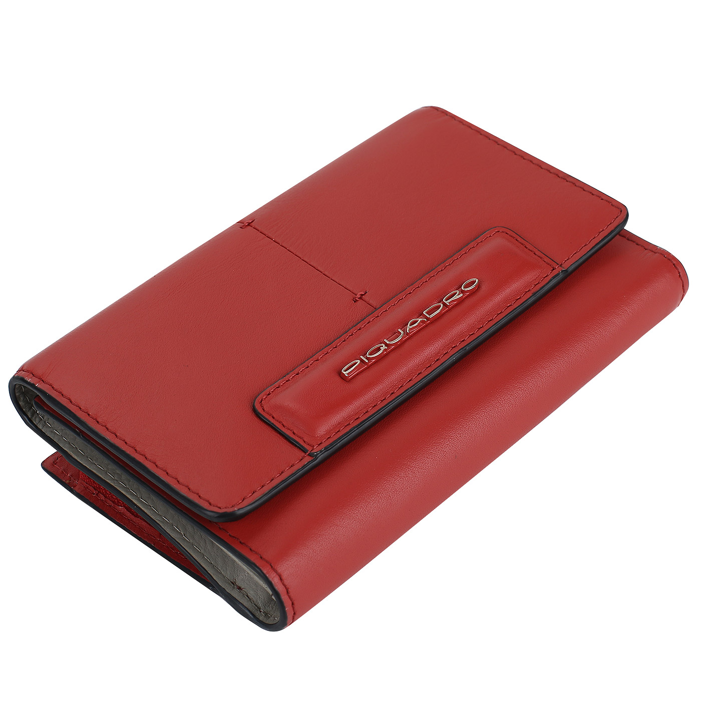 Кошелек из красной кожи Piquadro Splash