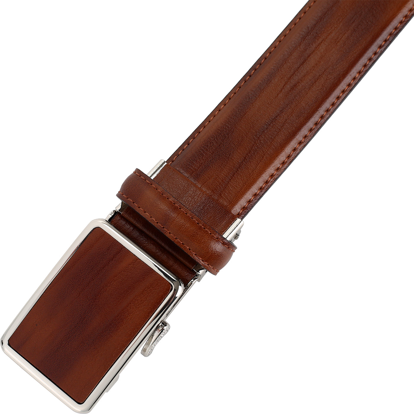 Коричневый кожаный ремень Anthoni Crown 