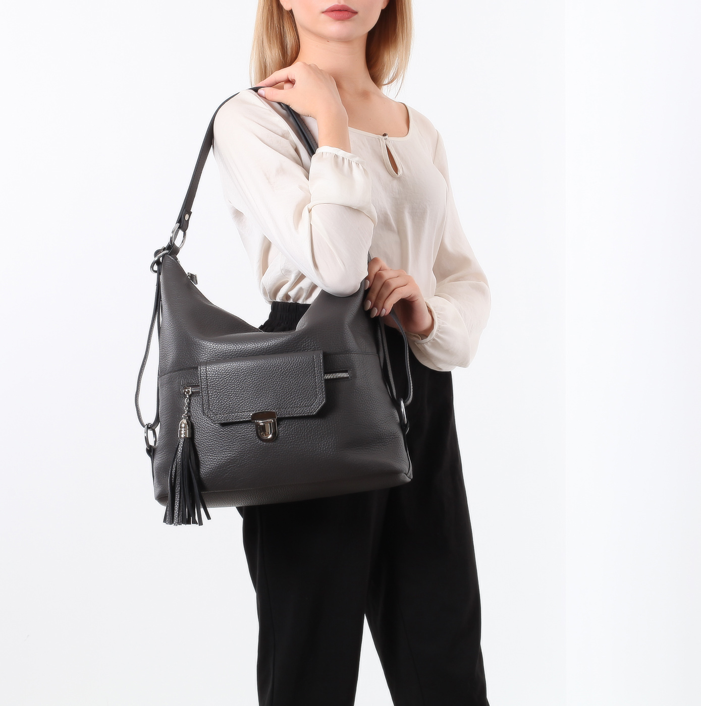 Кожаная сумка Chatte Marseille