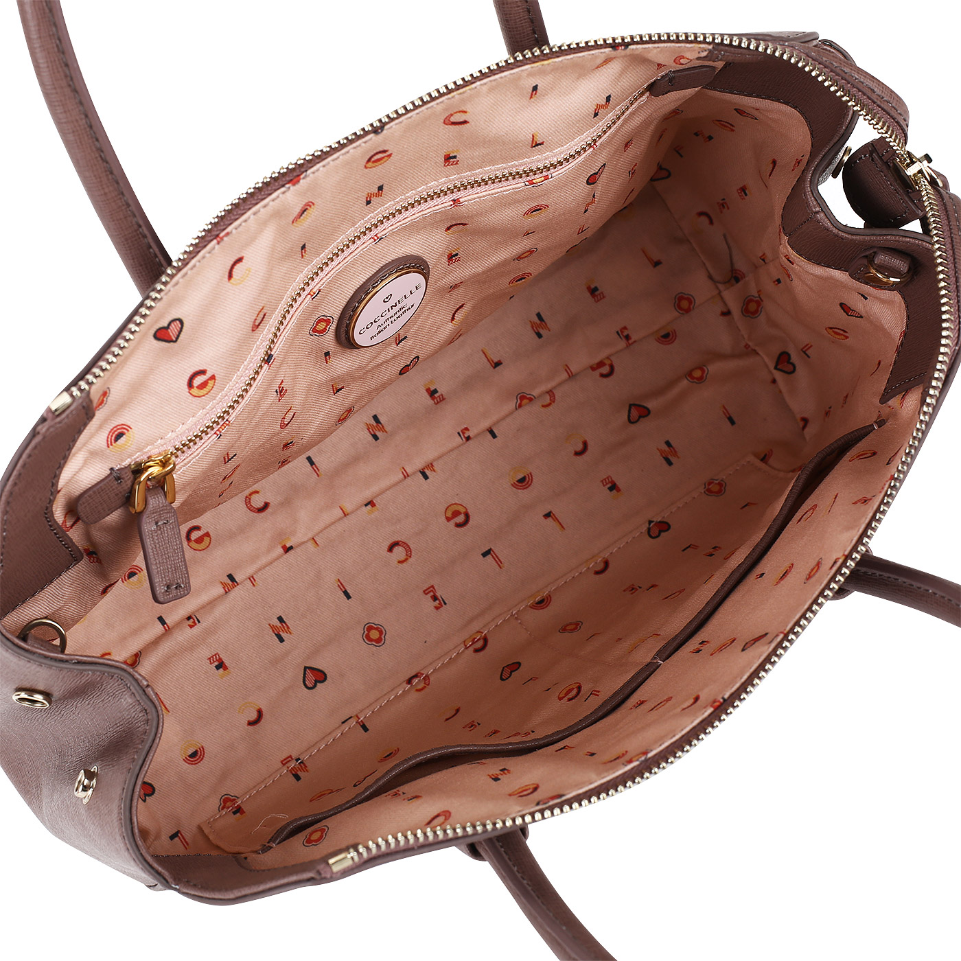 Сумка из натурального сафьяна Coccinelle Clementine