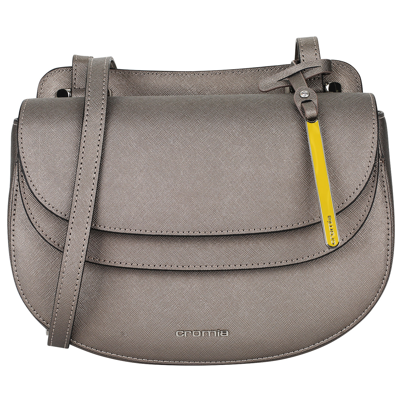 Cromia Сафьяновая сумочка с откидным клапаном