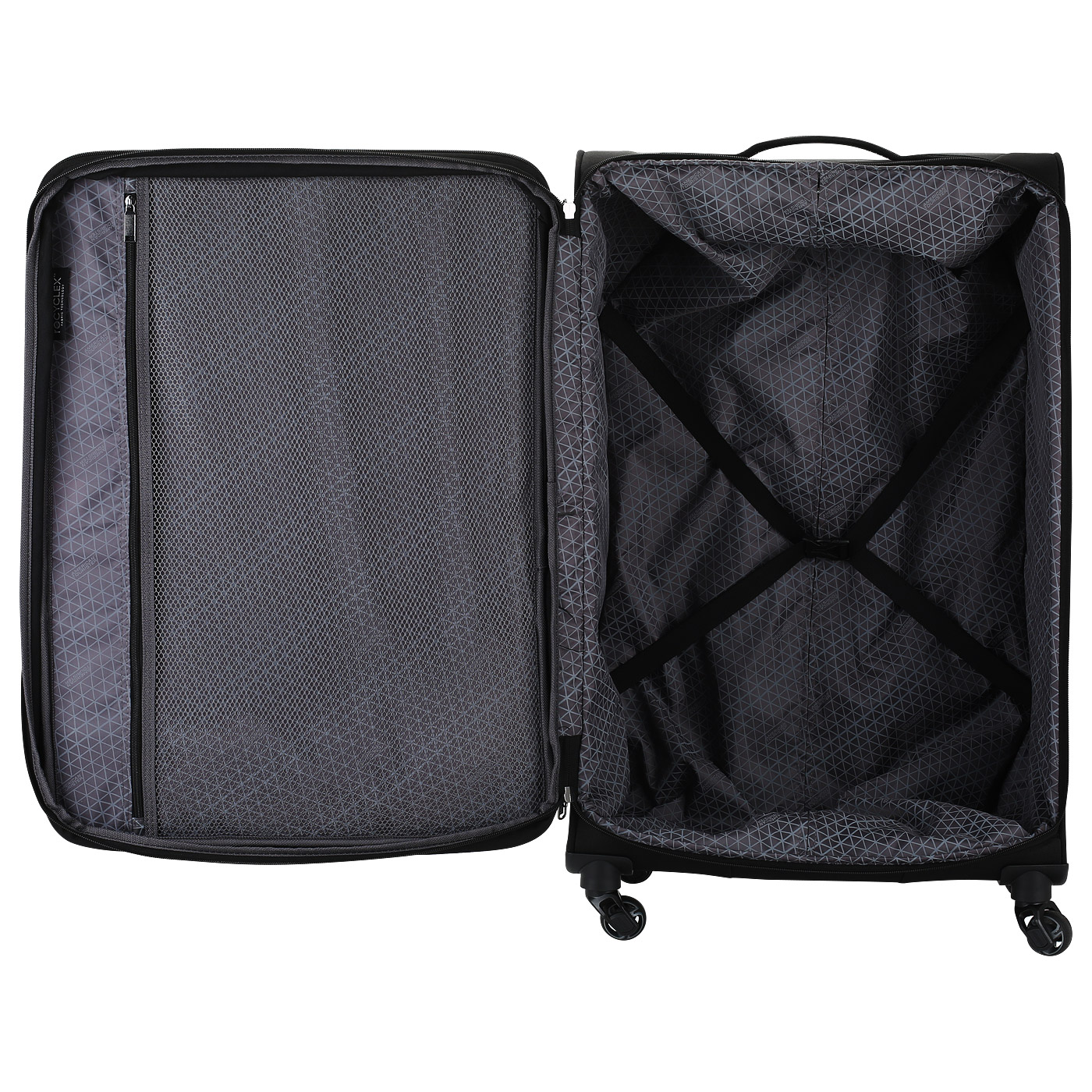 Чемодан большой L тканевый с кодовым замком American Tourister Eco Wanderer