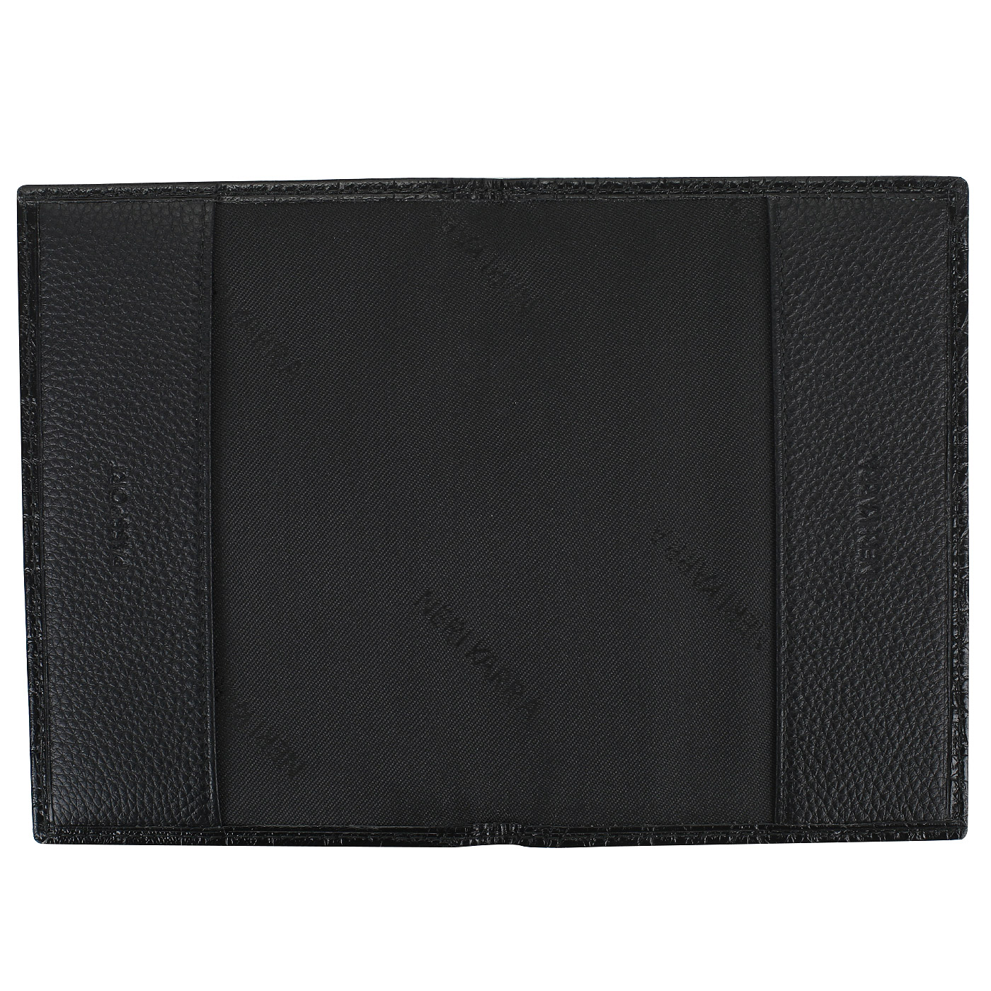 Обложка для паспорта из черной кожи Neri Karra 